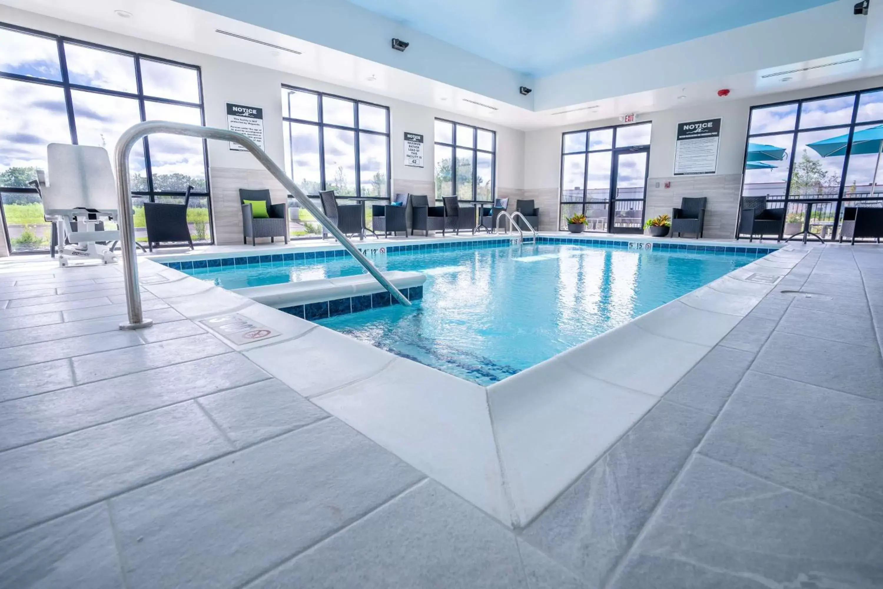 Swimming Pool in Hampton Inn By Hilton Huntley Chicago