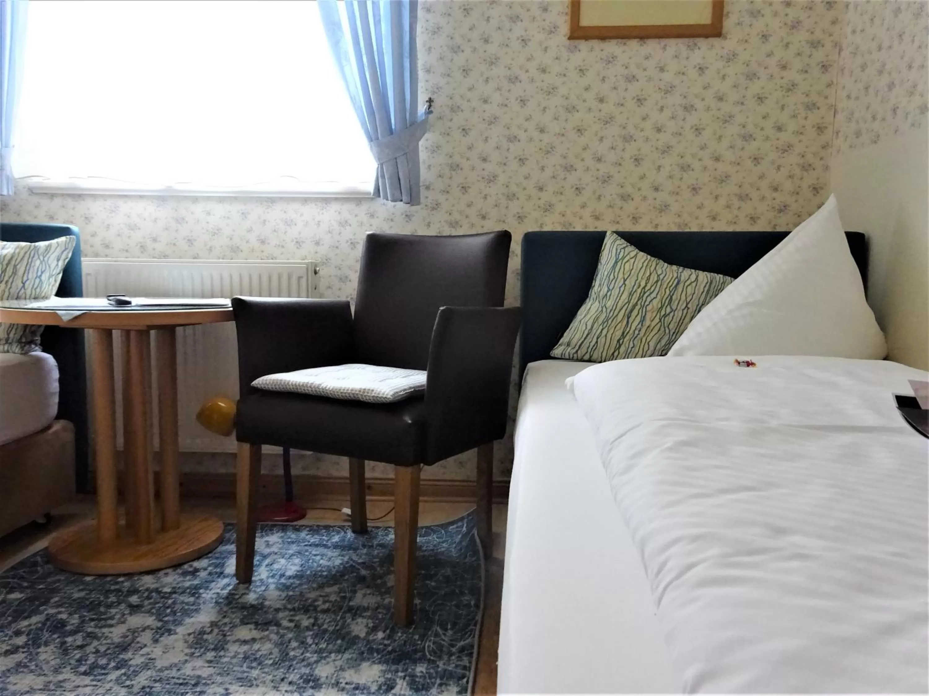 Bed in Hotel Pension Zur Fährbrücke