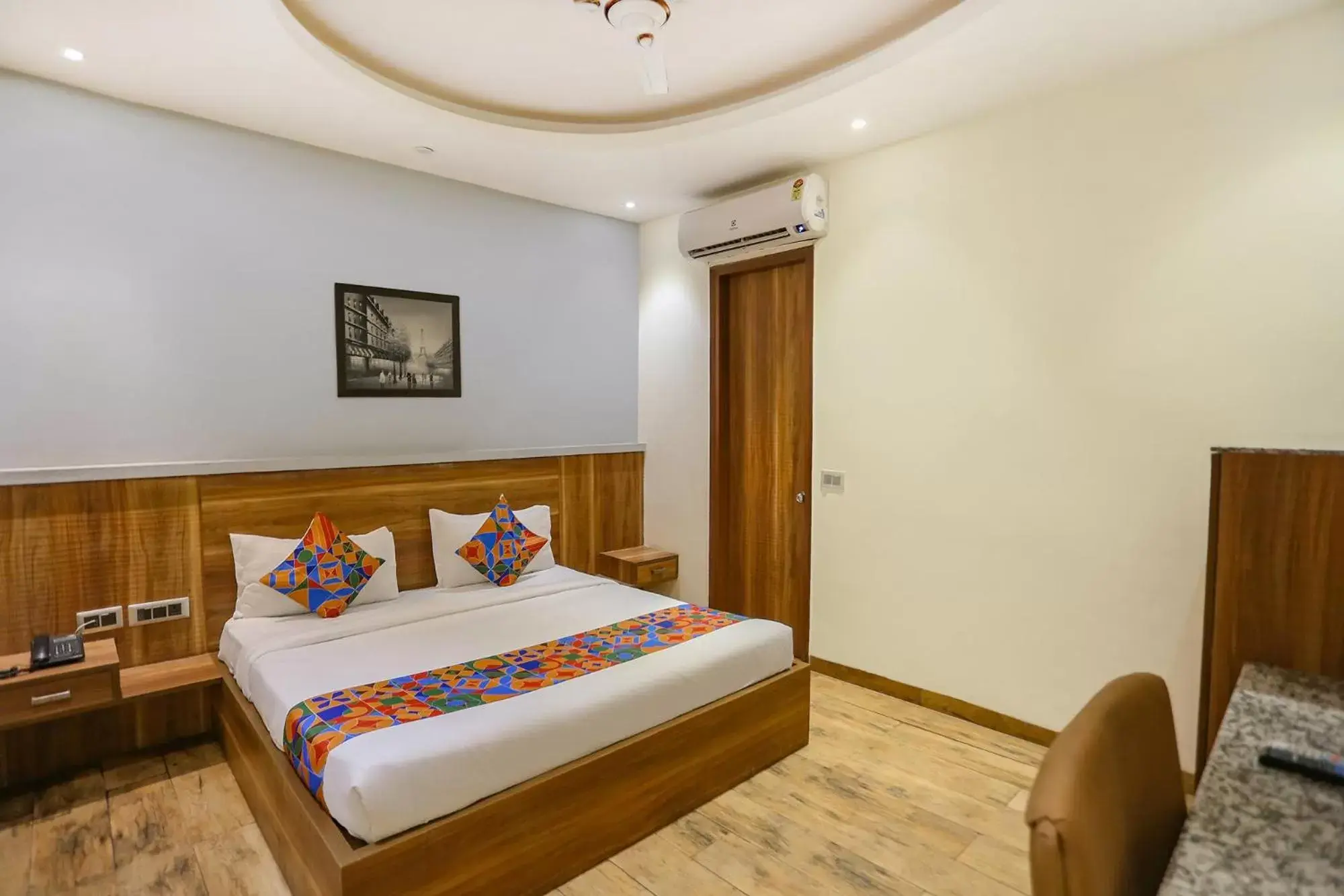 Bed in FabHotel Royal Touch Patel Nagar Bed in FabHotel Royal Touch Patel Nagar