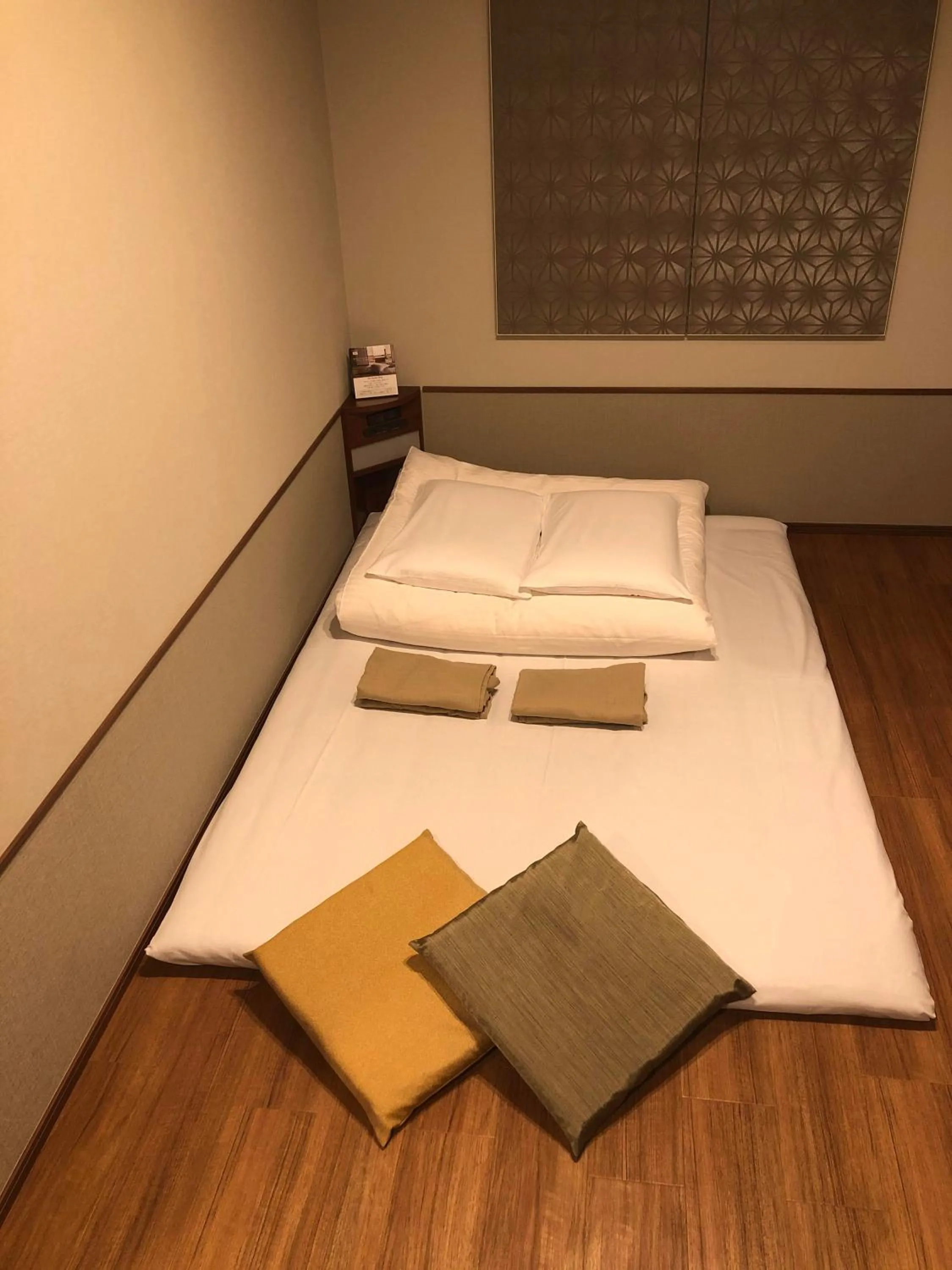 Bed in Hotel Meldia Osaka Higobashi
