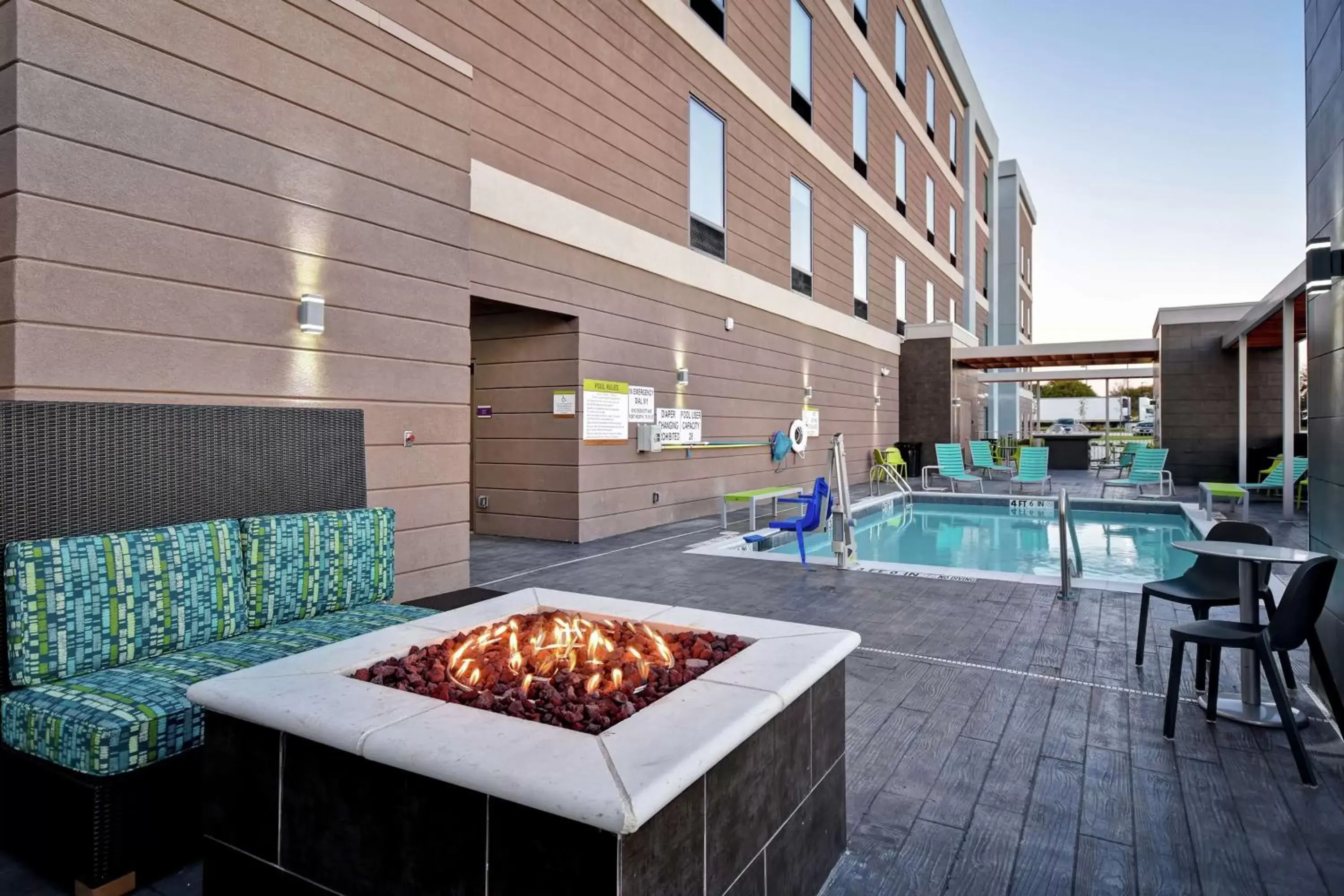 Patio in Home2 Suites By Hilton Fort Worth Fossil Creek