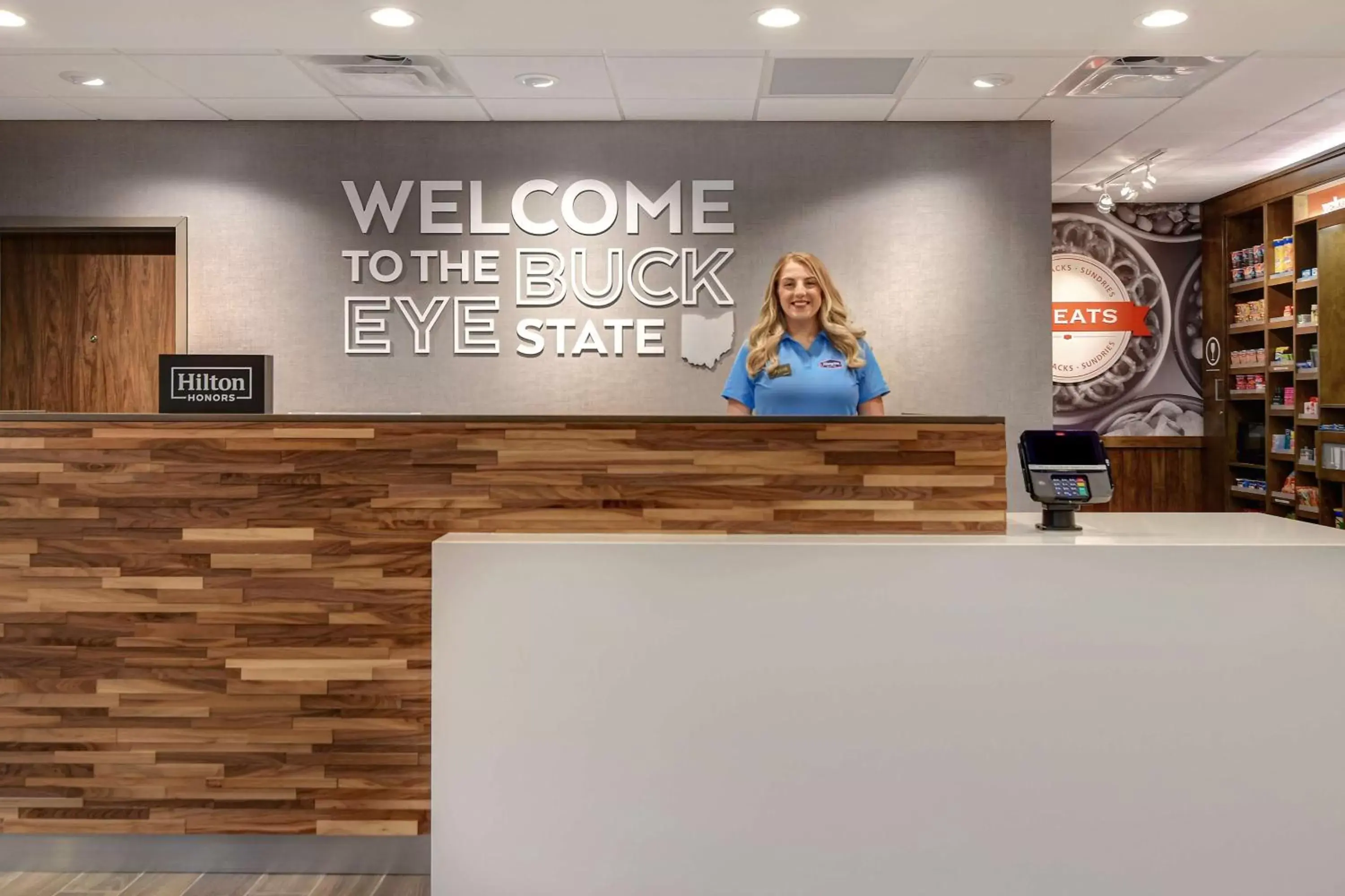 Lobby or reception in Hampton Inn & Suites Canal Winchester Columbus