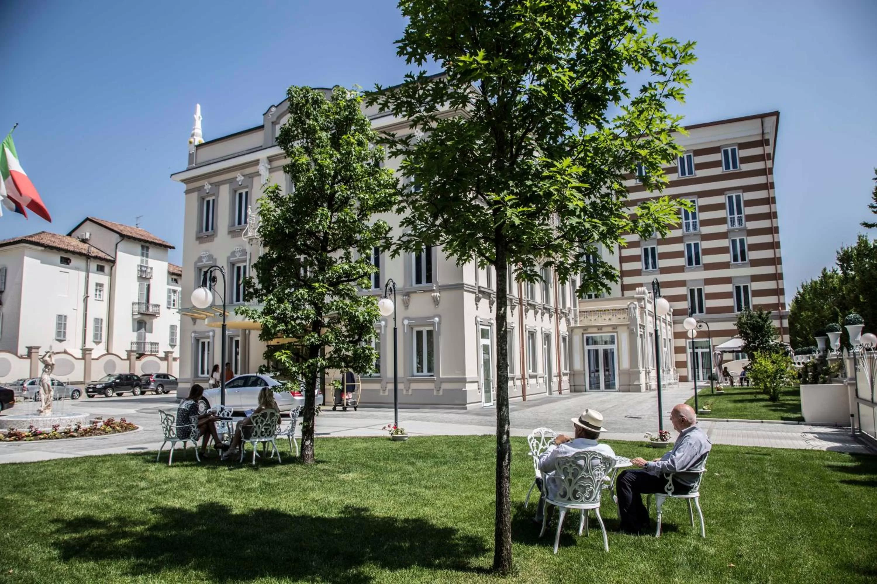 Facade/entrance in Grand Hotel Salsomaggiore