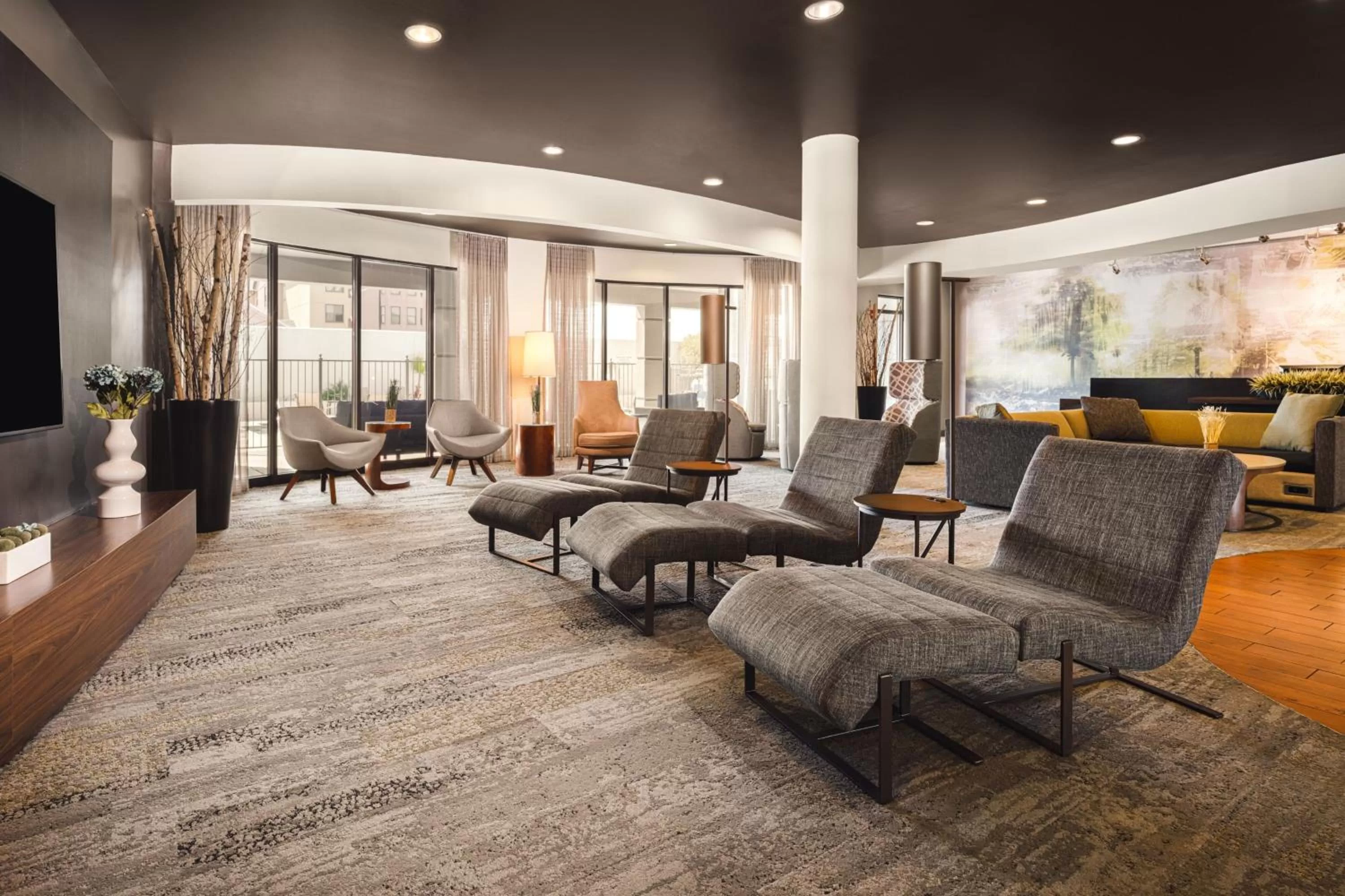 Lobby or reception in Courtyard El Paso Airport