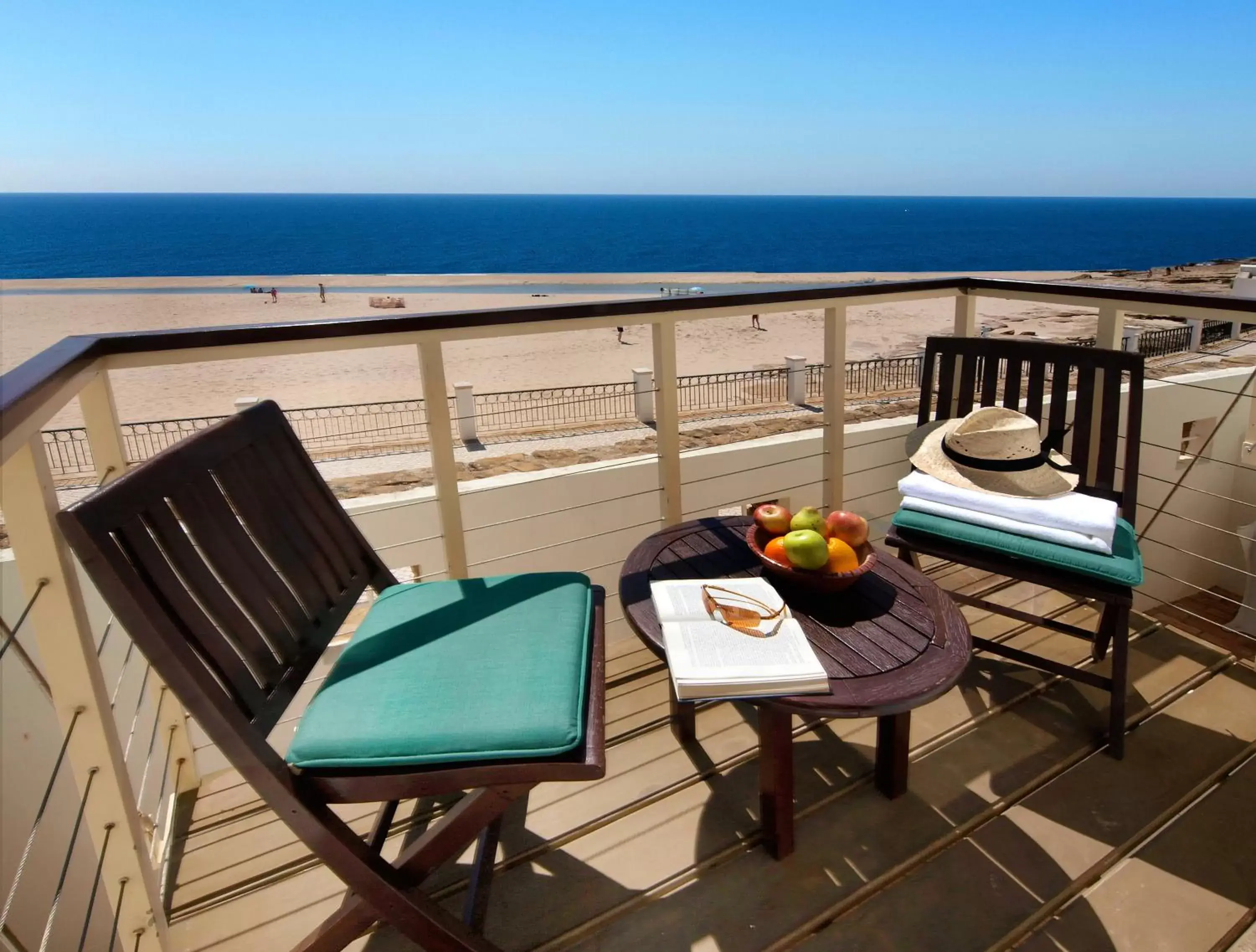 View (from property/room), Balcony/Terrace in Luz Beach Apartments