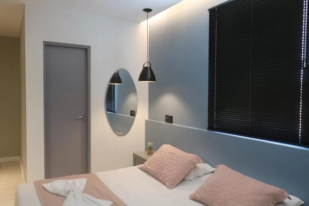 Bed in Fortpraia Hotel