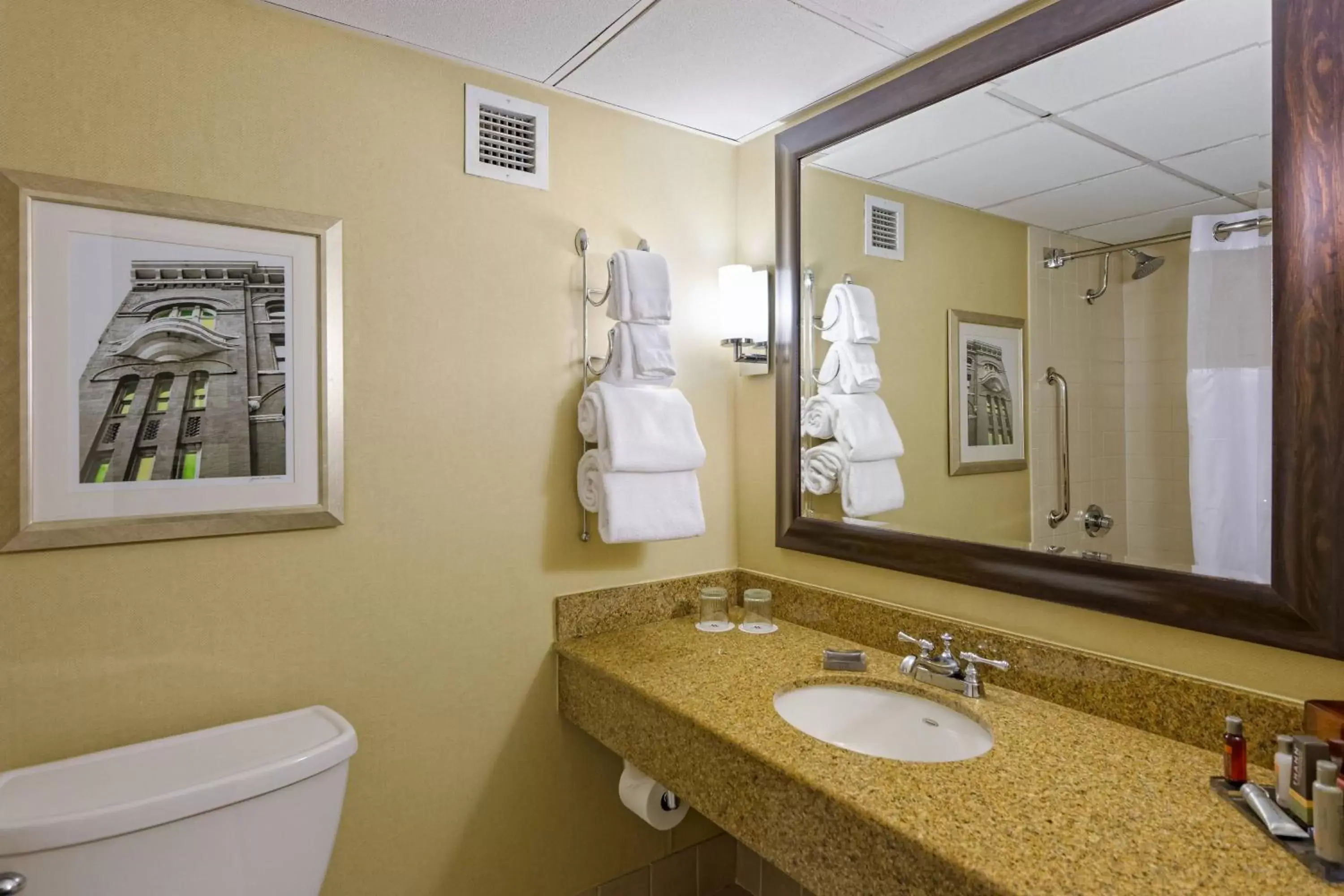 Bathroom in Houston Marriott West Loop by The Galleria