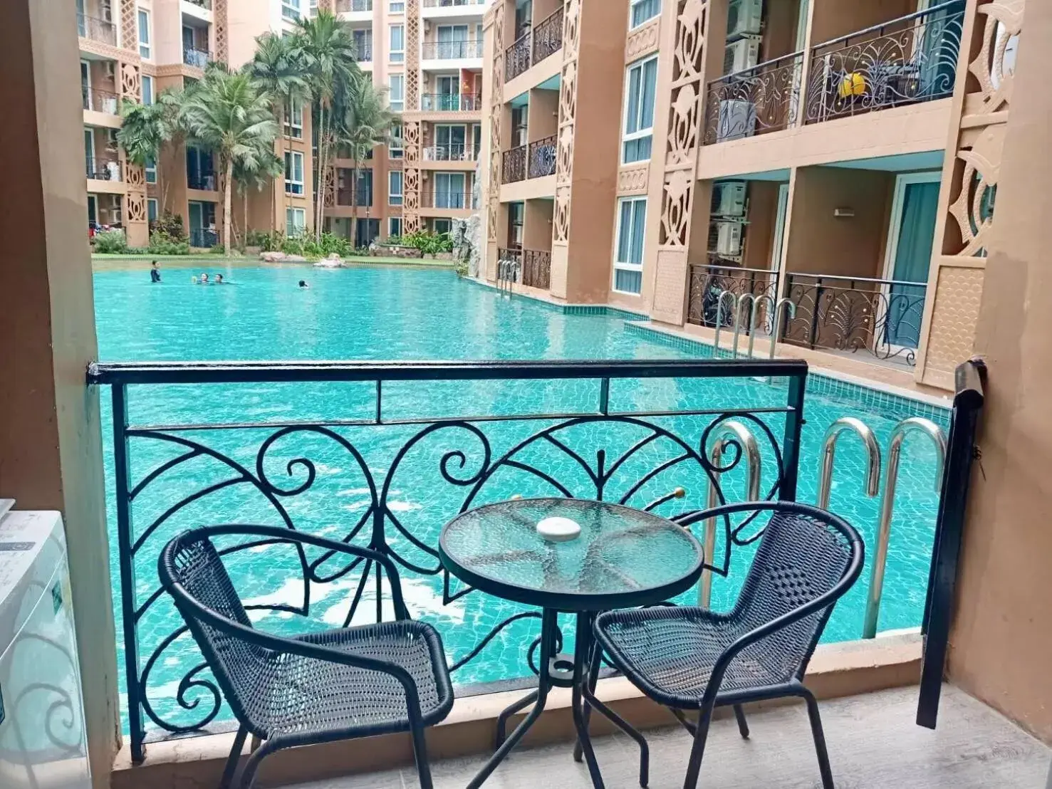 Balcony/Terrace in Atlantic Condo Resort Pattaya by Panisara