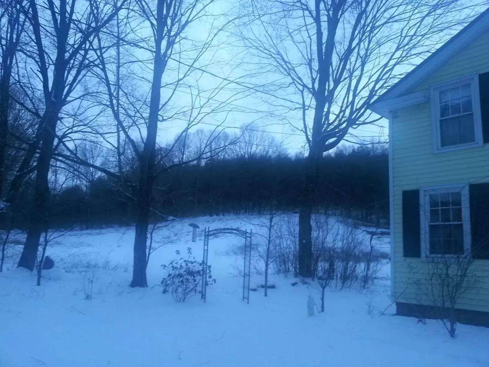 Area and facilities, Winter in A Meadow House