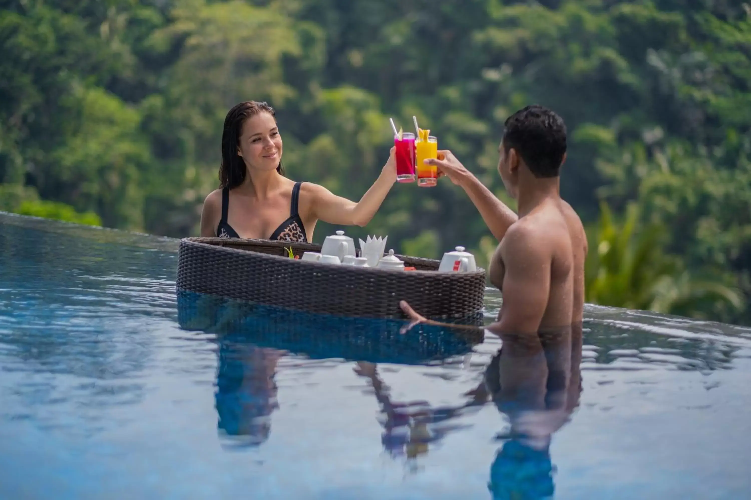 Restaurant/places to eat, Swimming Pool in Puri Wulandari A Boutique Resort & Spa - CHSE Certified