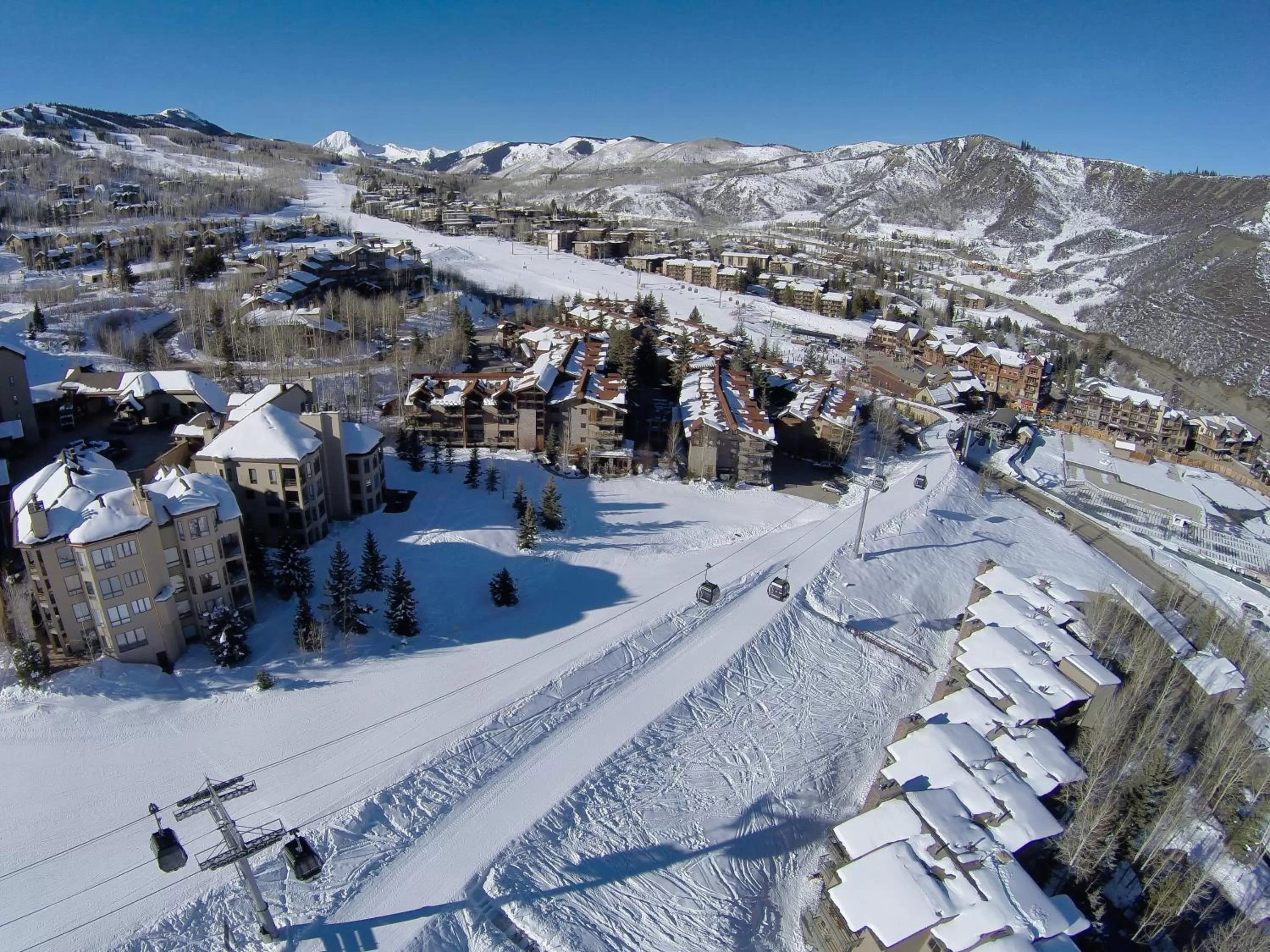 Bird's eye view in The Crestwood Snowmass Village