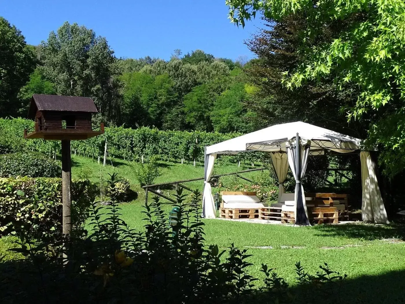 Garden in Villa Clementina - Prosecco Country Hotel