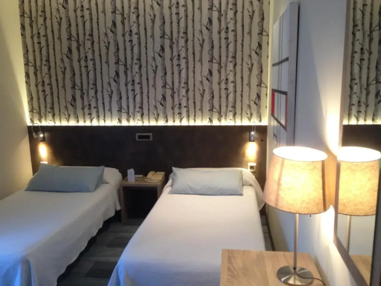 Bed in Hotel Oriente