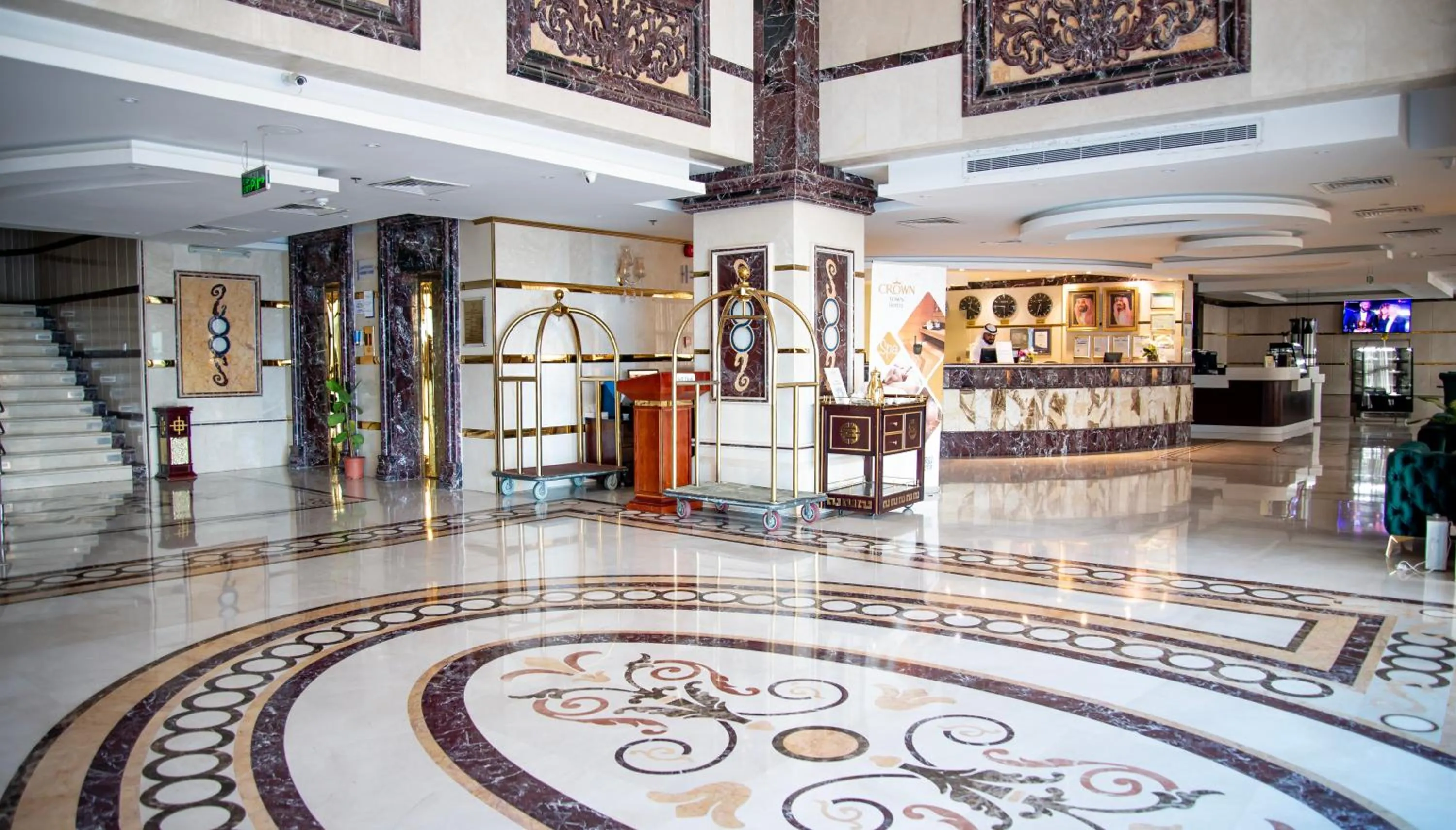 Lobby or reception in Crown Town Hotel