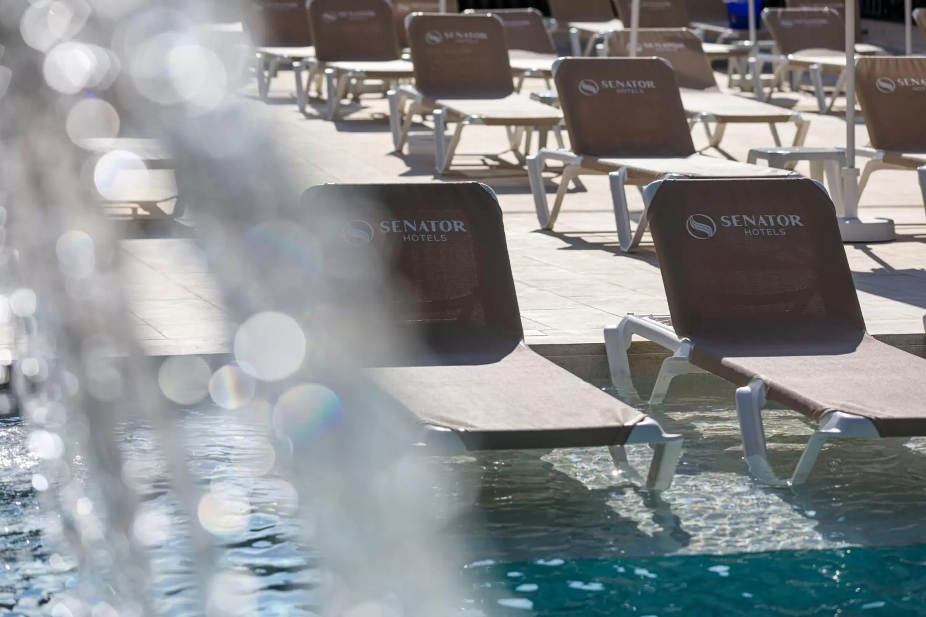 Swimming pool in Senator Gandia Spa Hotel