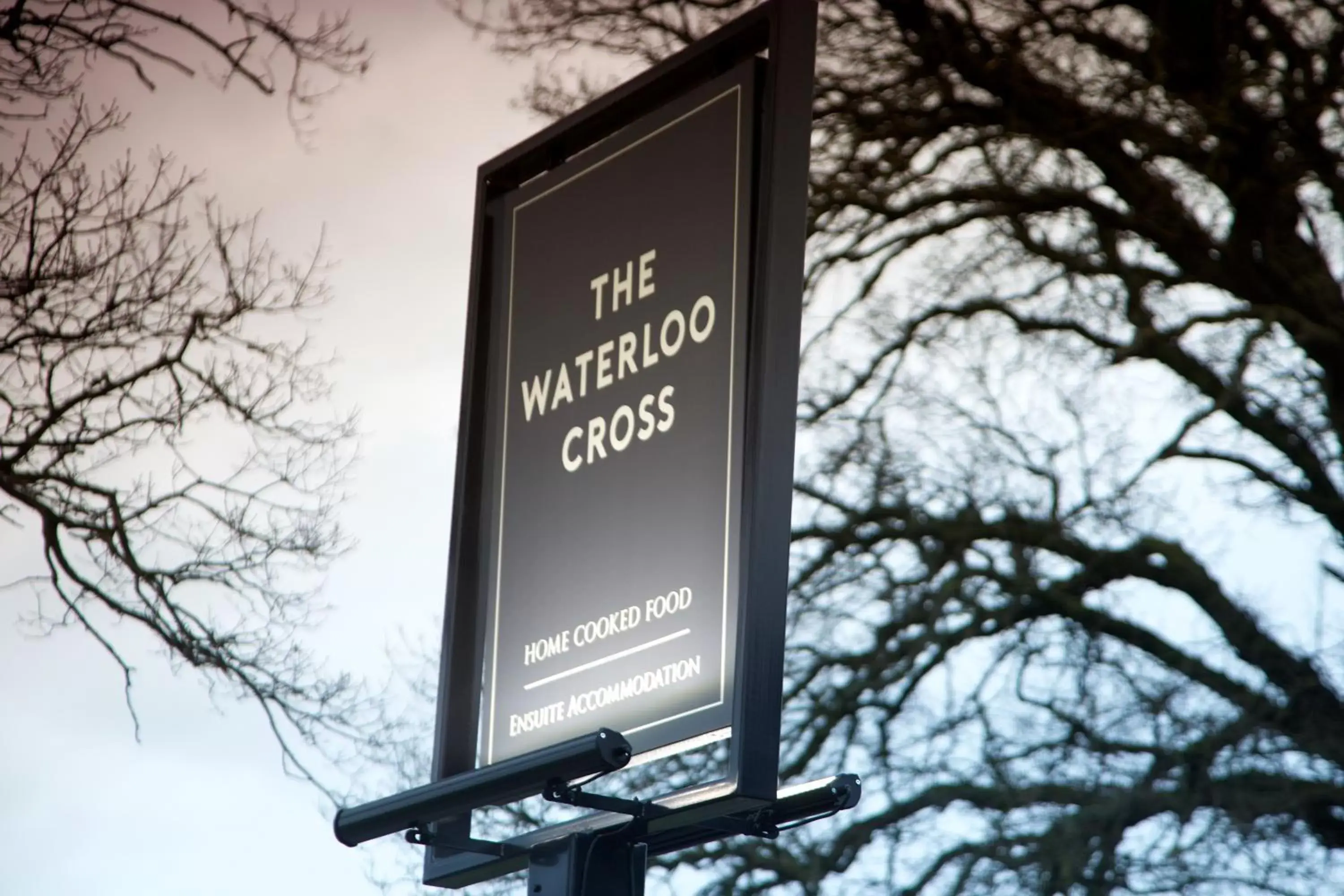 Logo/Certificate/Sign, Winter in Waterloo Cross, Devon by Marston's Inns