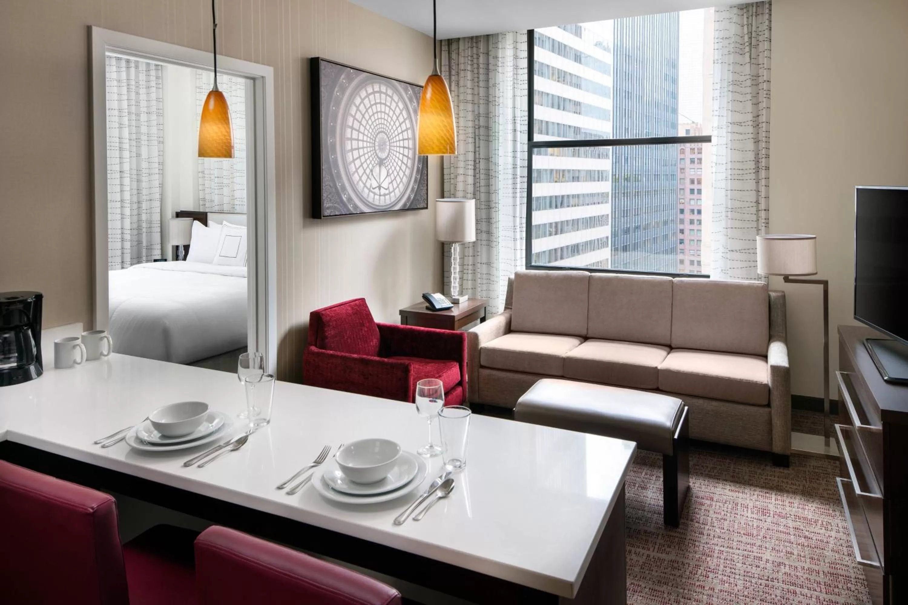 Bedroom, Bed in Residence Inn by Marriott Chicago Downtown/Loop