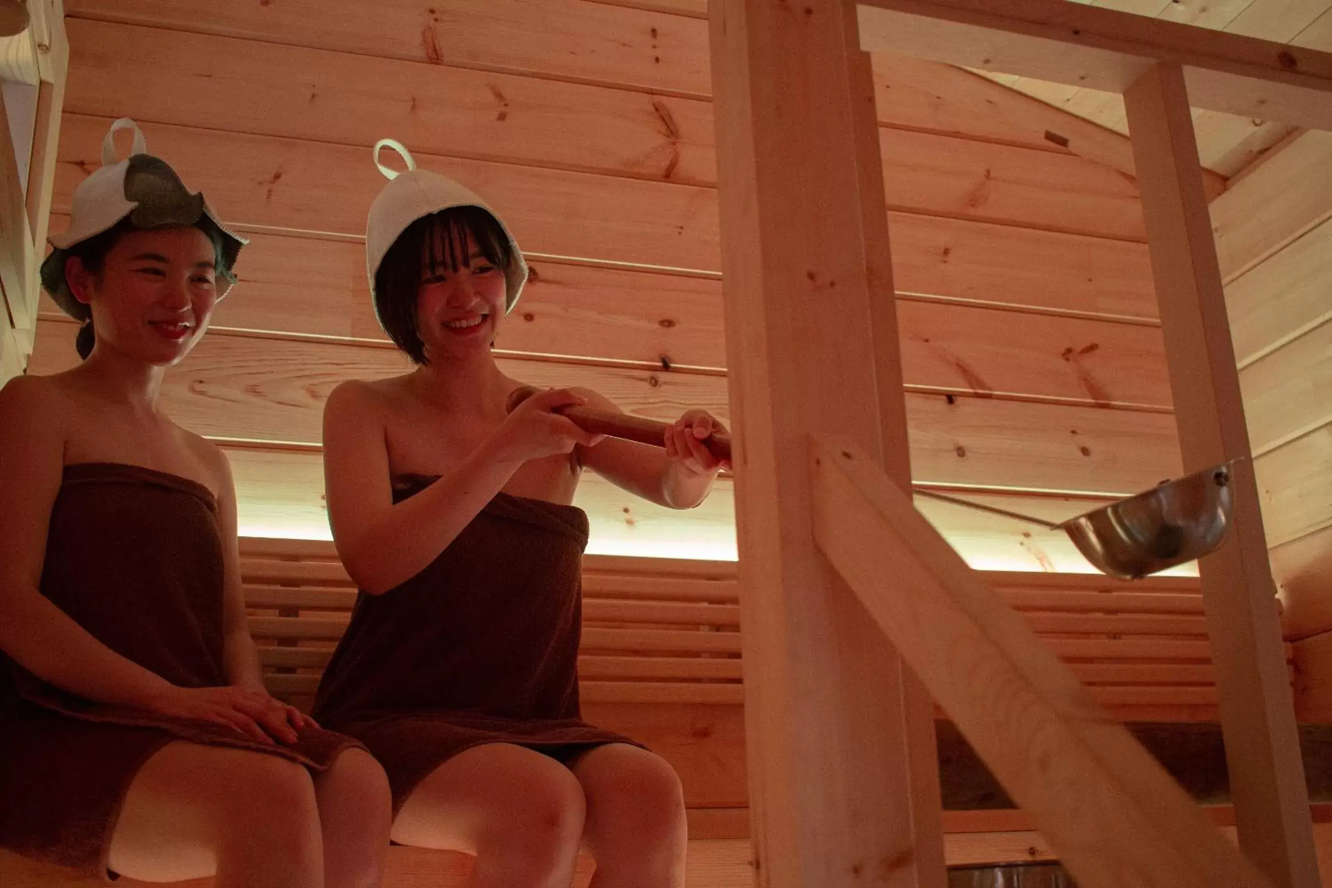 Sauna in Ofuro Cafe Utatane Sauna in Ofuro Cafe Utatane