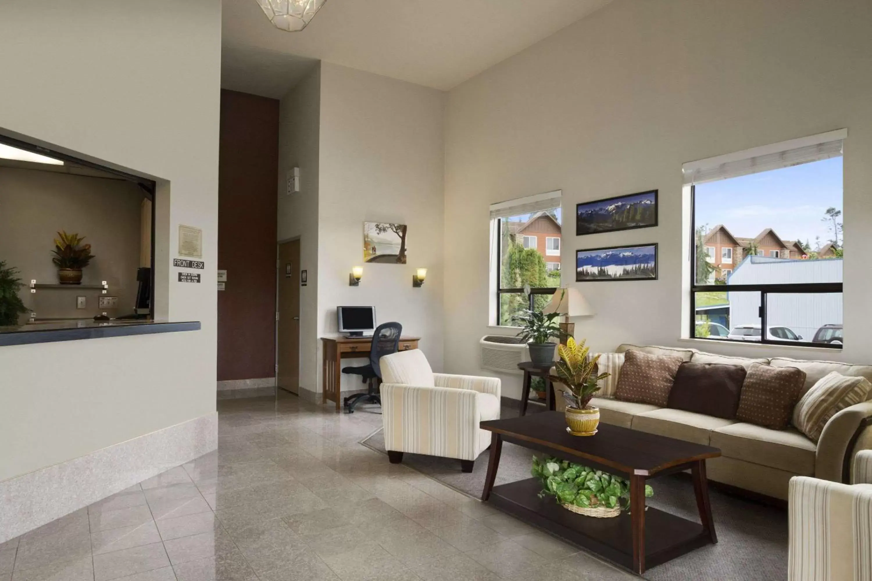 Lobby or reception in Super 8 by Wyndham Port Angeles at Olympic National Park Lobby or reception in Super 8 by Wyndham Port Angeles at Olympic National Park