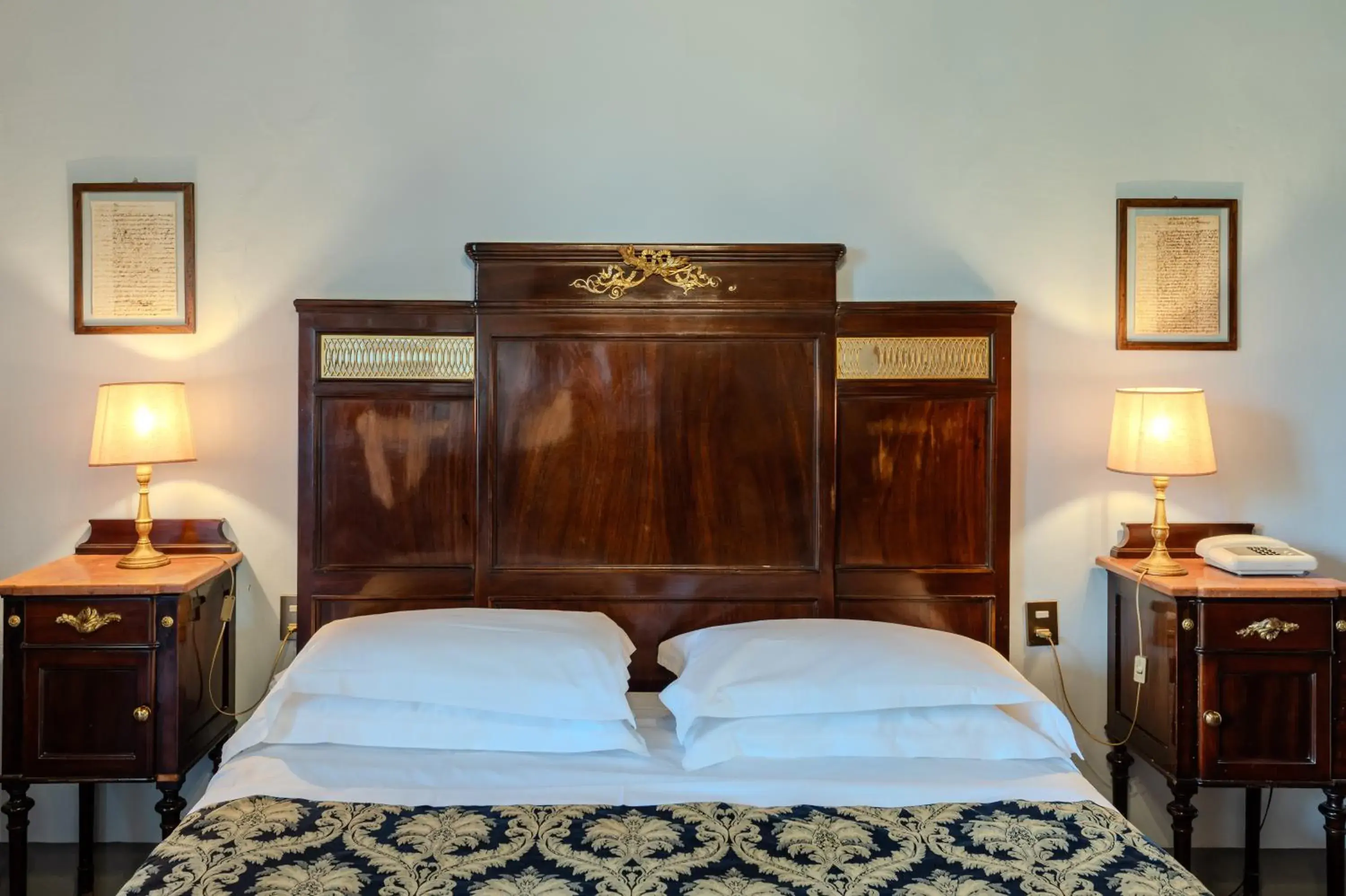 Bed in Villa Pitiana