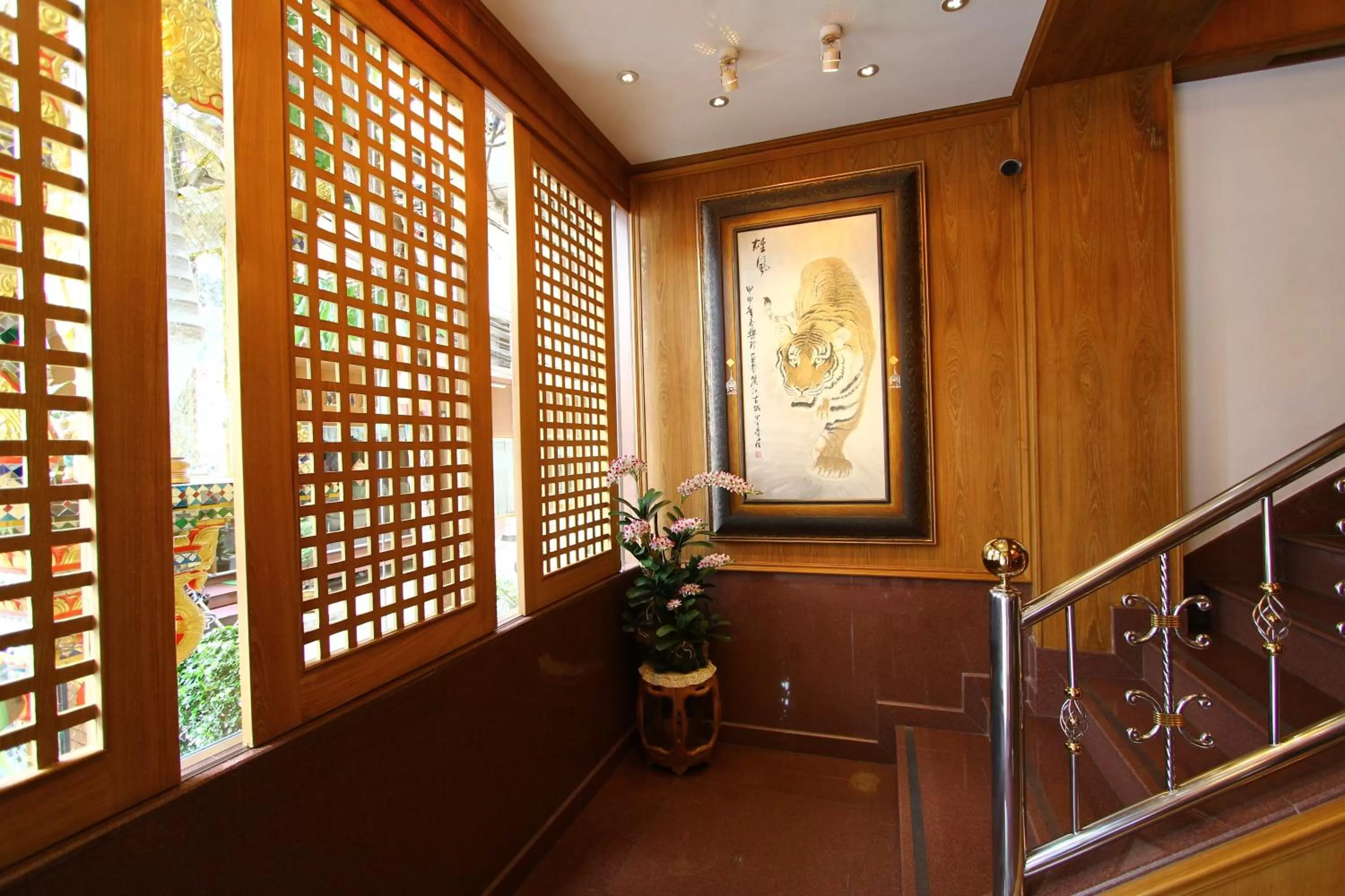 Decorative detail in KC Place Hotel Pratunam