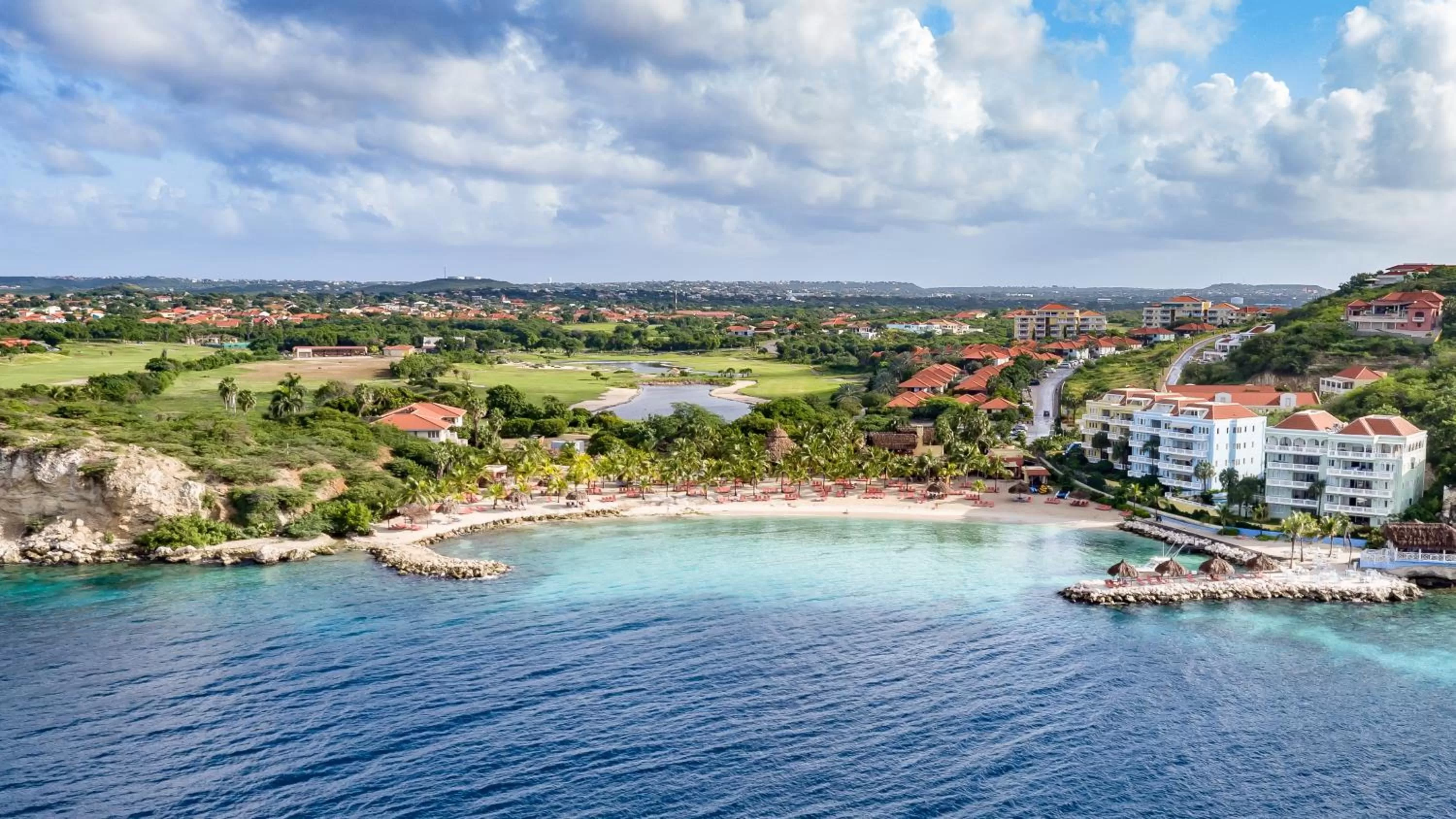 Bird's eye view in Blue Bay Curaçao Golf & Beach Resort