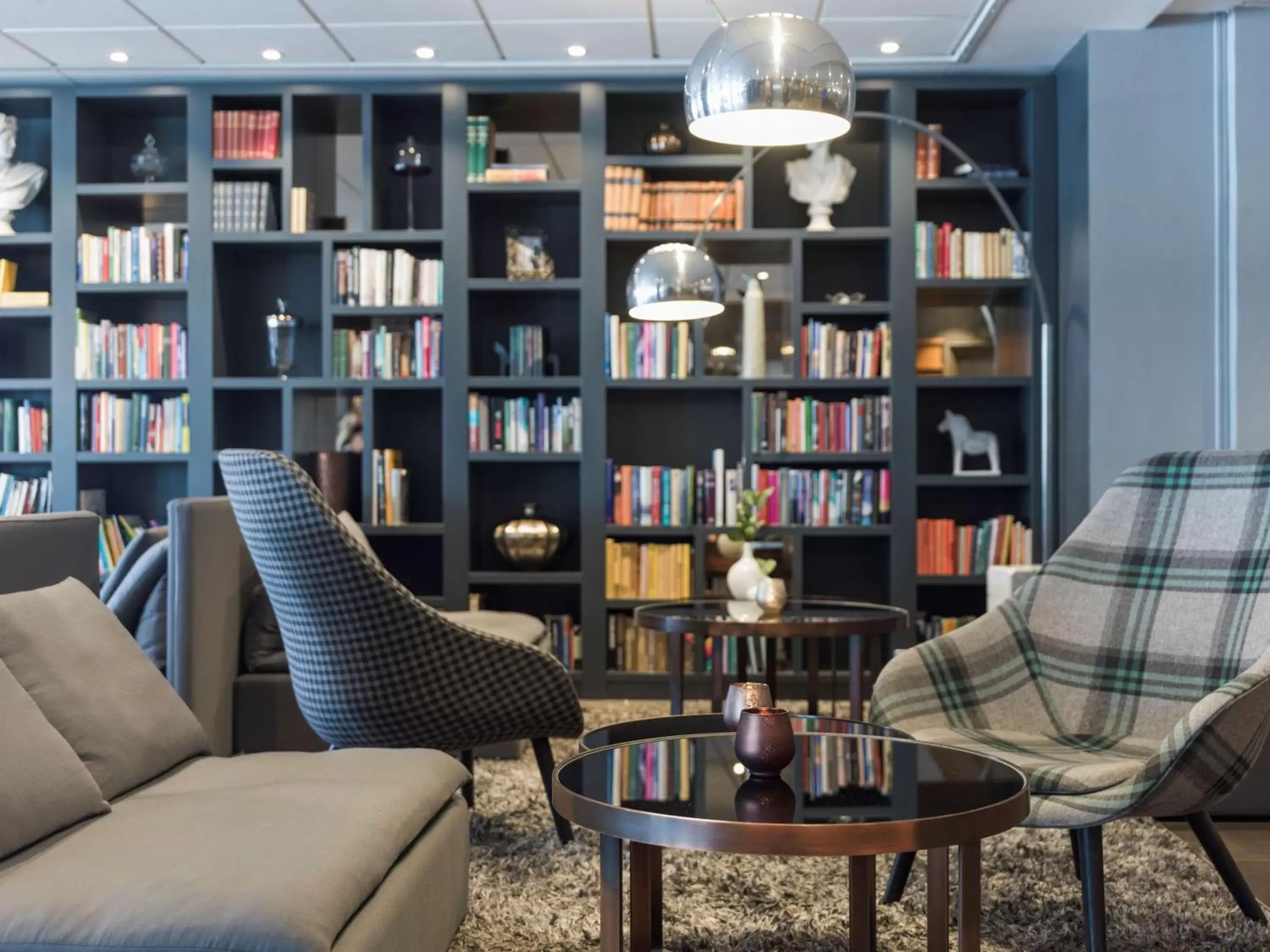 Lobby or reception, Library in Radisson Blu Arlandia Hotel, Stockholm-Arlanda