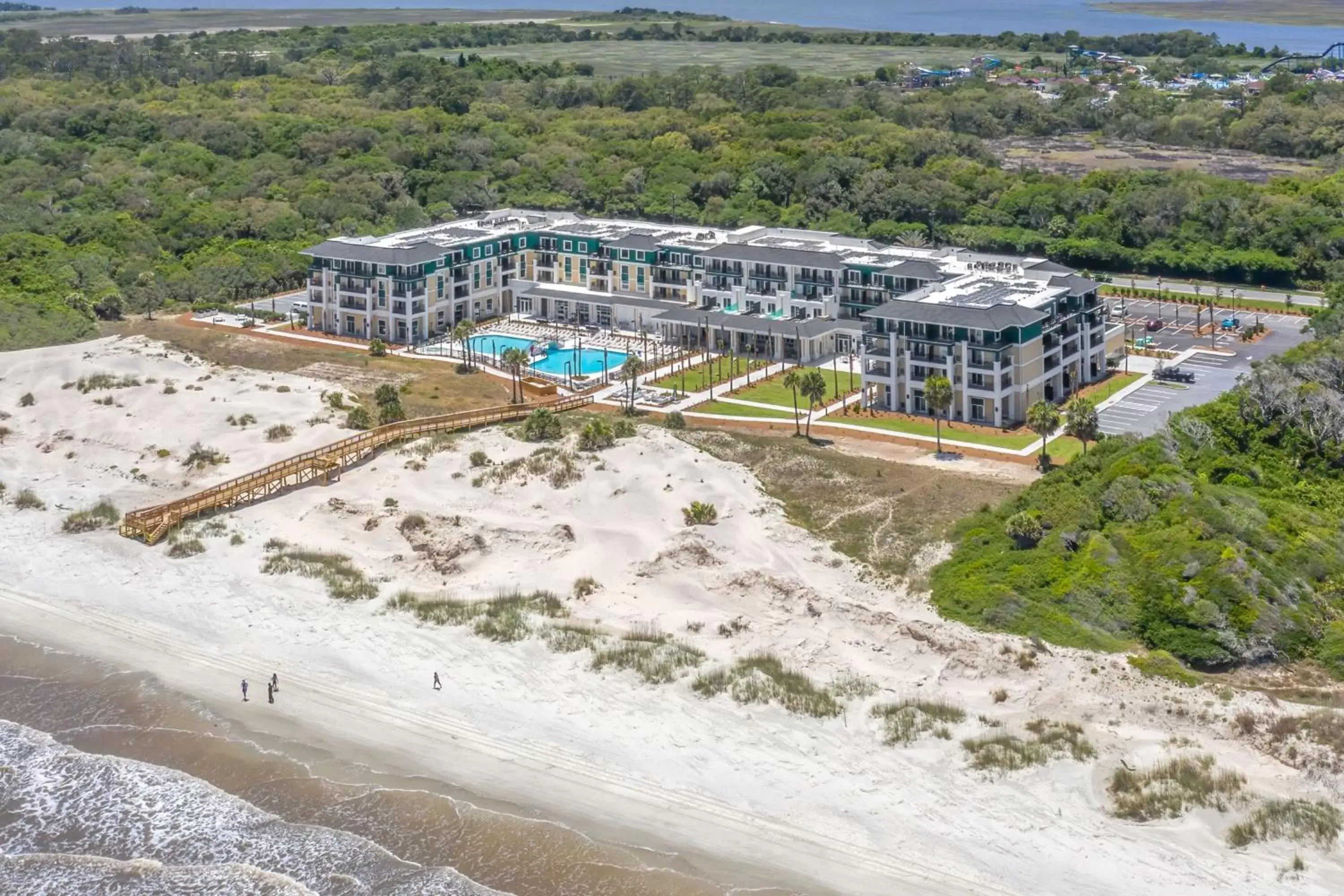 Beach, Bird's-eye View in Residence Inn by Marriott Jekyll Island