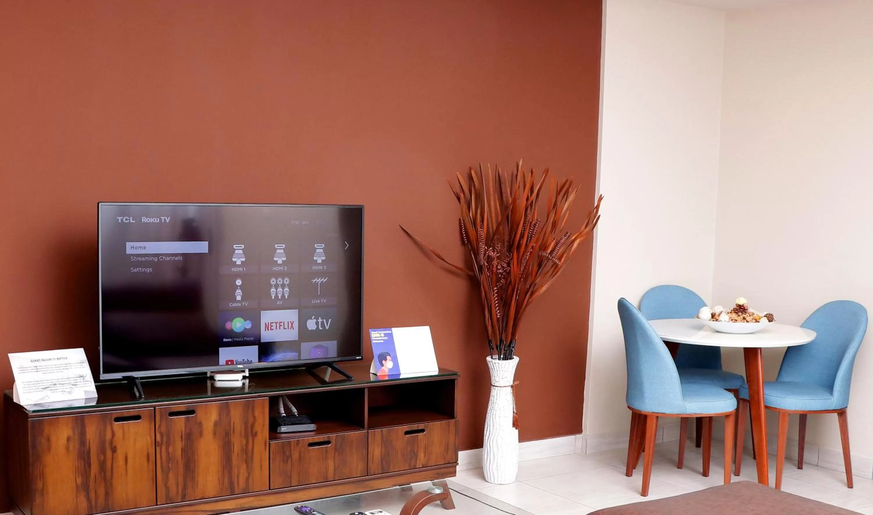 Living room in Montecito Apartments