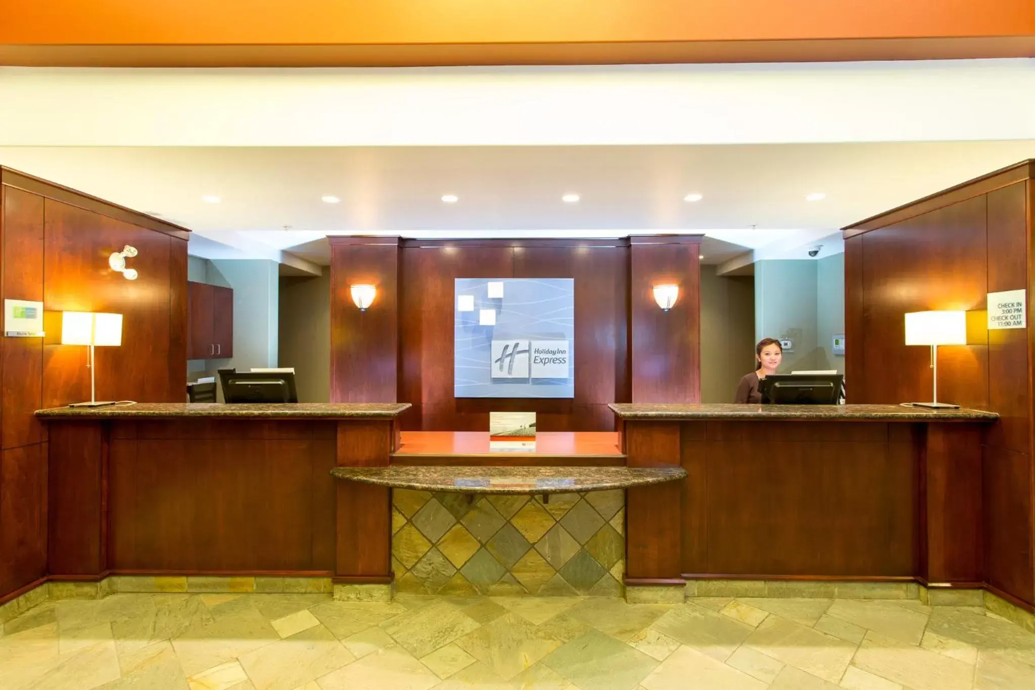 Property building, Lobby/Reception in Holiday Inn Express & Suites Drayton Valley, an IHG Hotel
