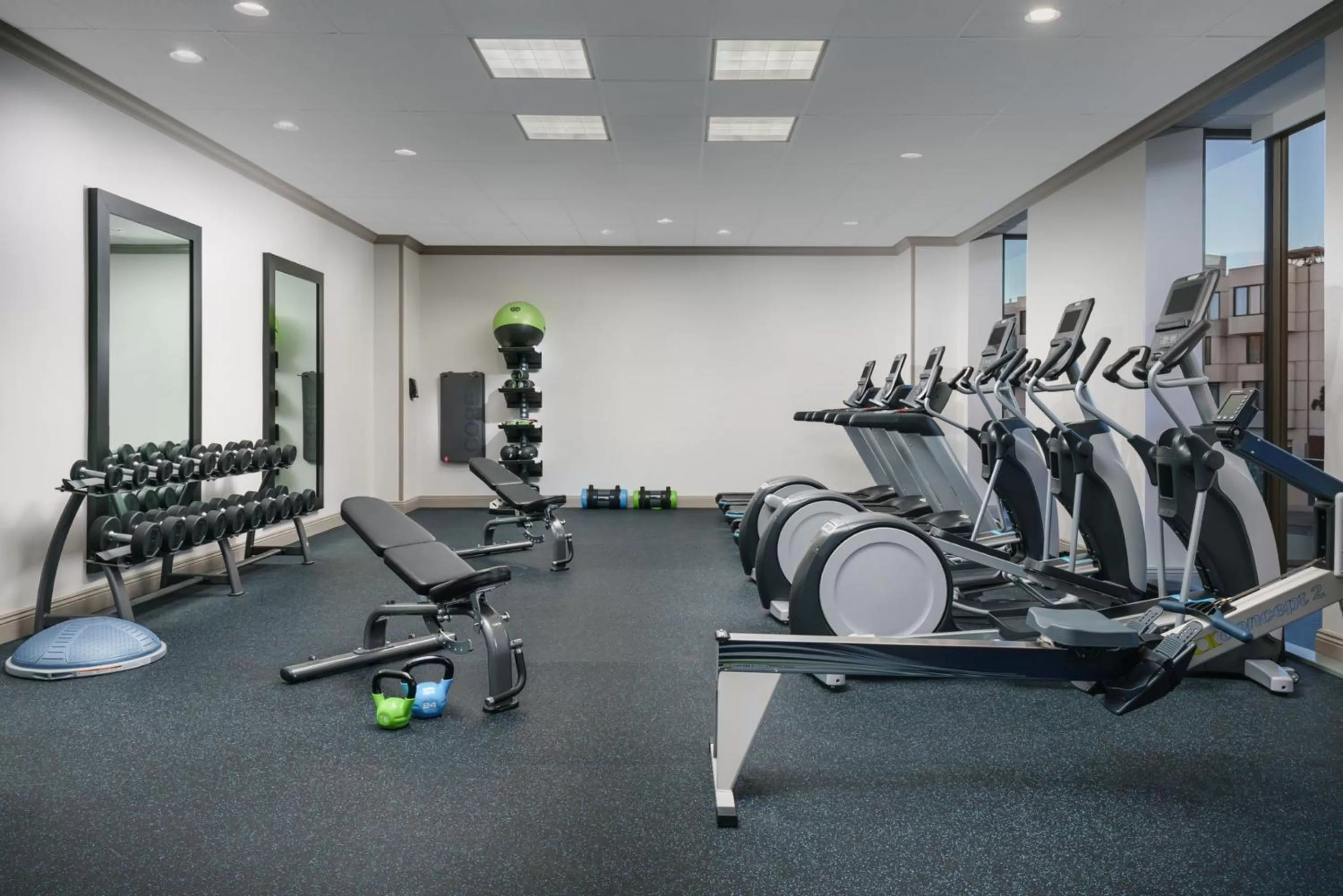 Fitness centre/facilities in Hotel Caza