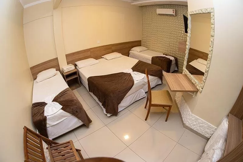 Bed in Aeroporto Plaza Hotel