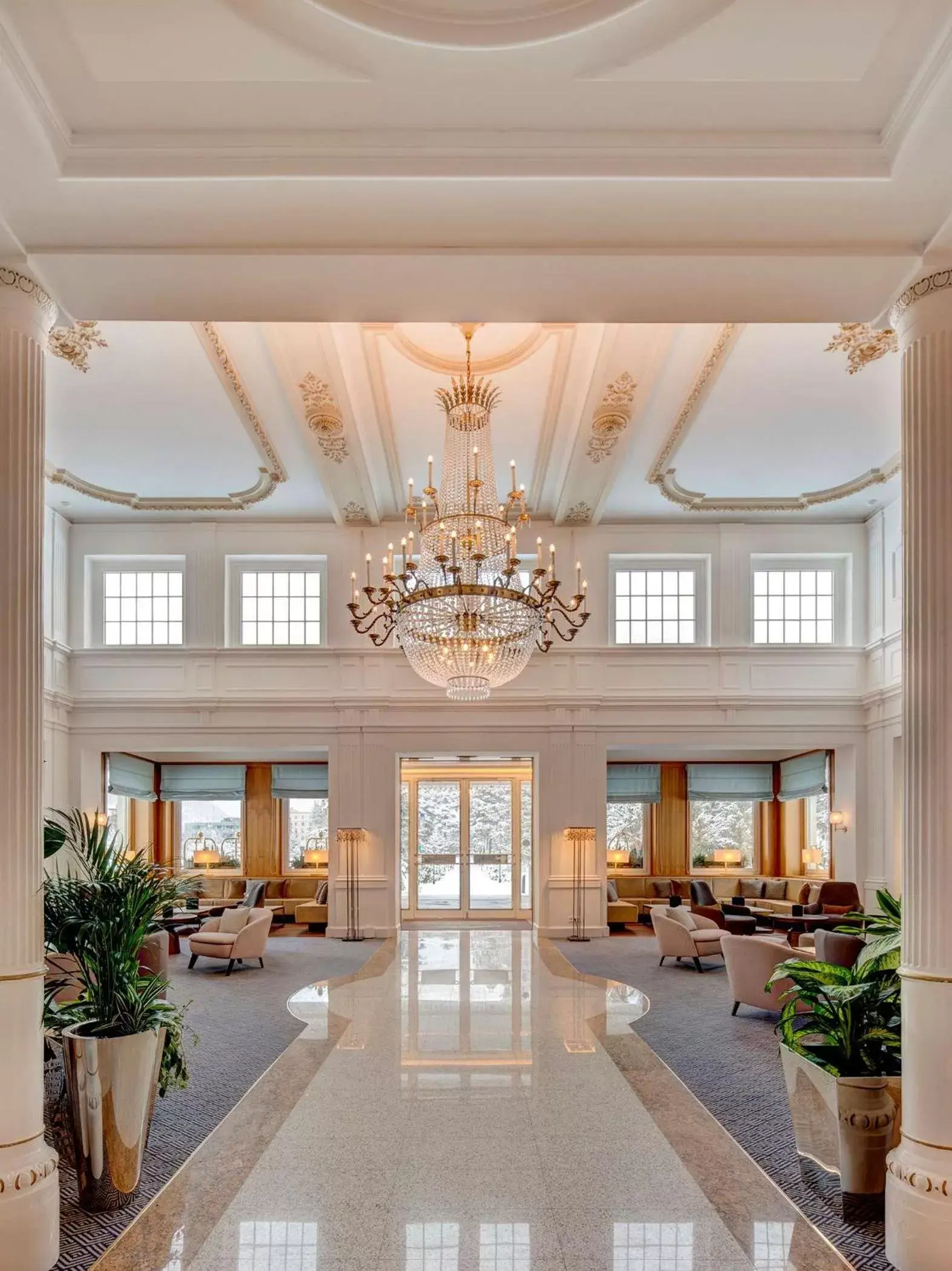 Lobby or reception in Grand Hotel des Bains Kempinski