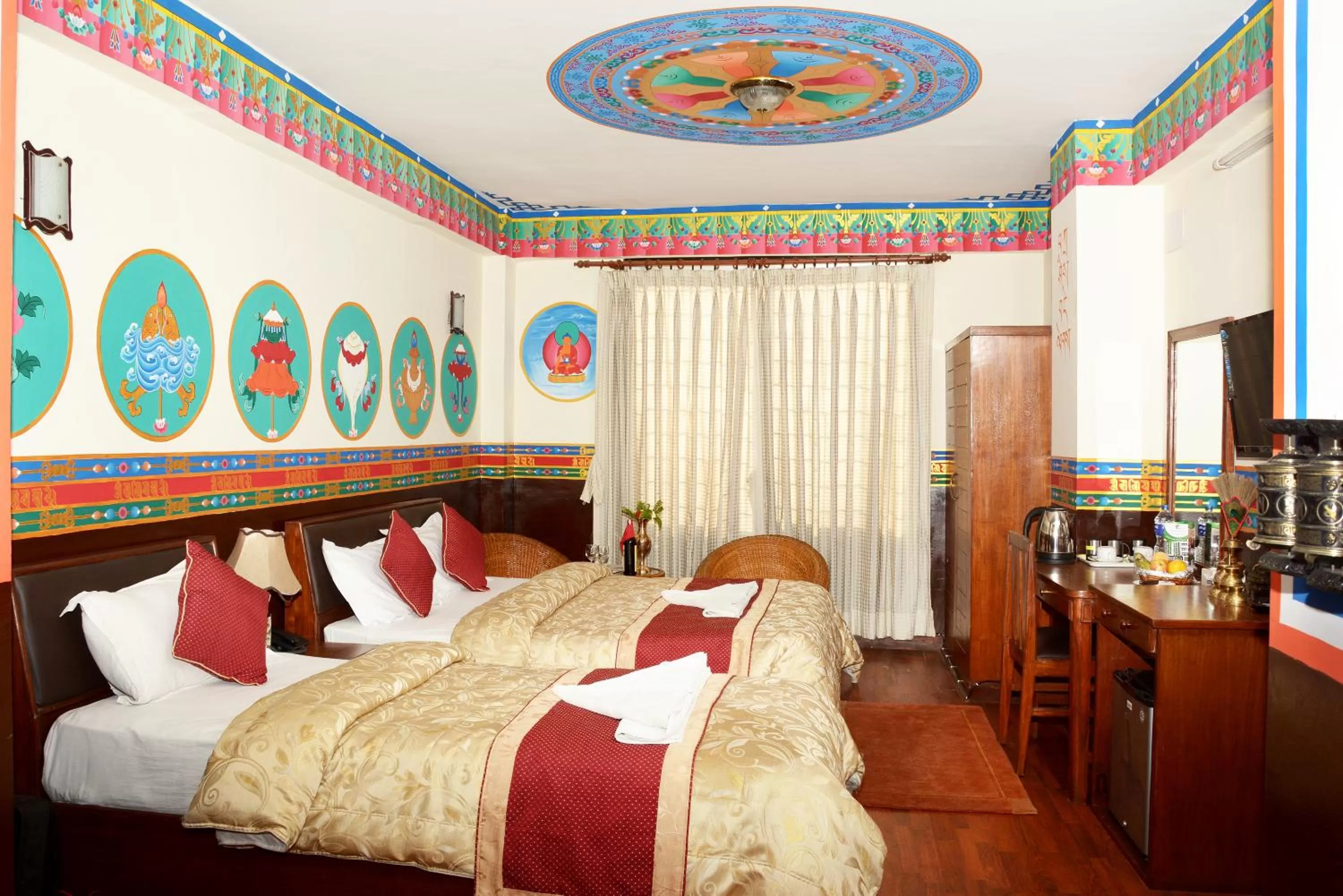 Bed in Kathmandu Eco Hotel