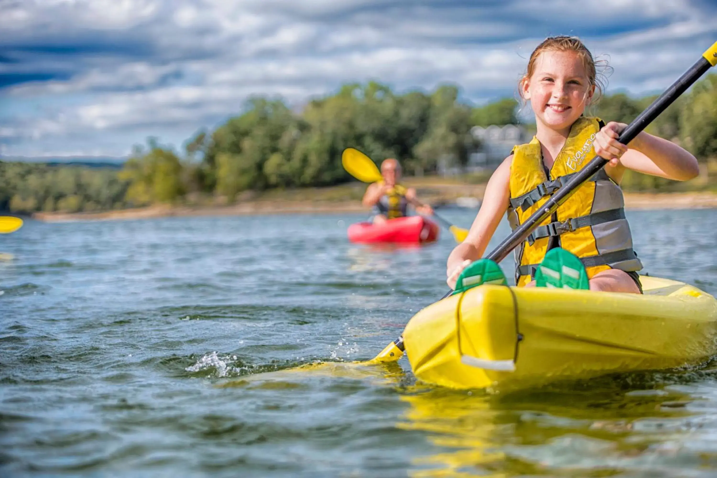 Natural landscape, Canoeing in Still Waters Resort