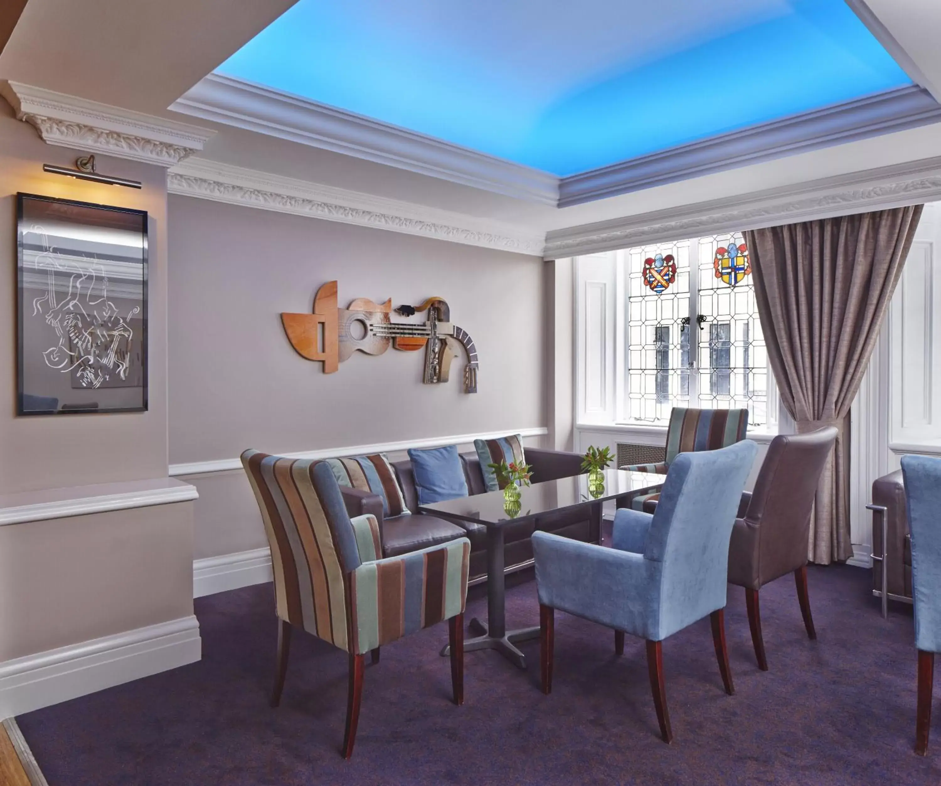 Communal lounge/ TV room, Restaurant/Places to Eat in Lancaster Gate Hotel