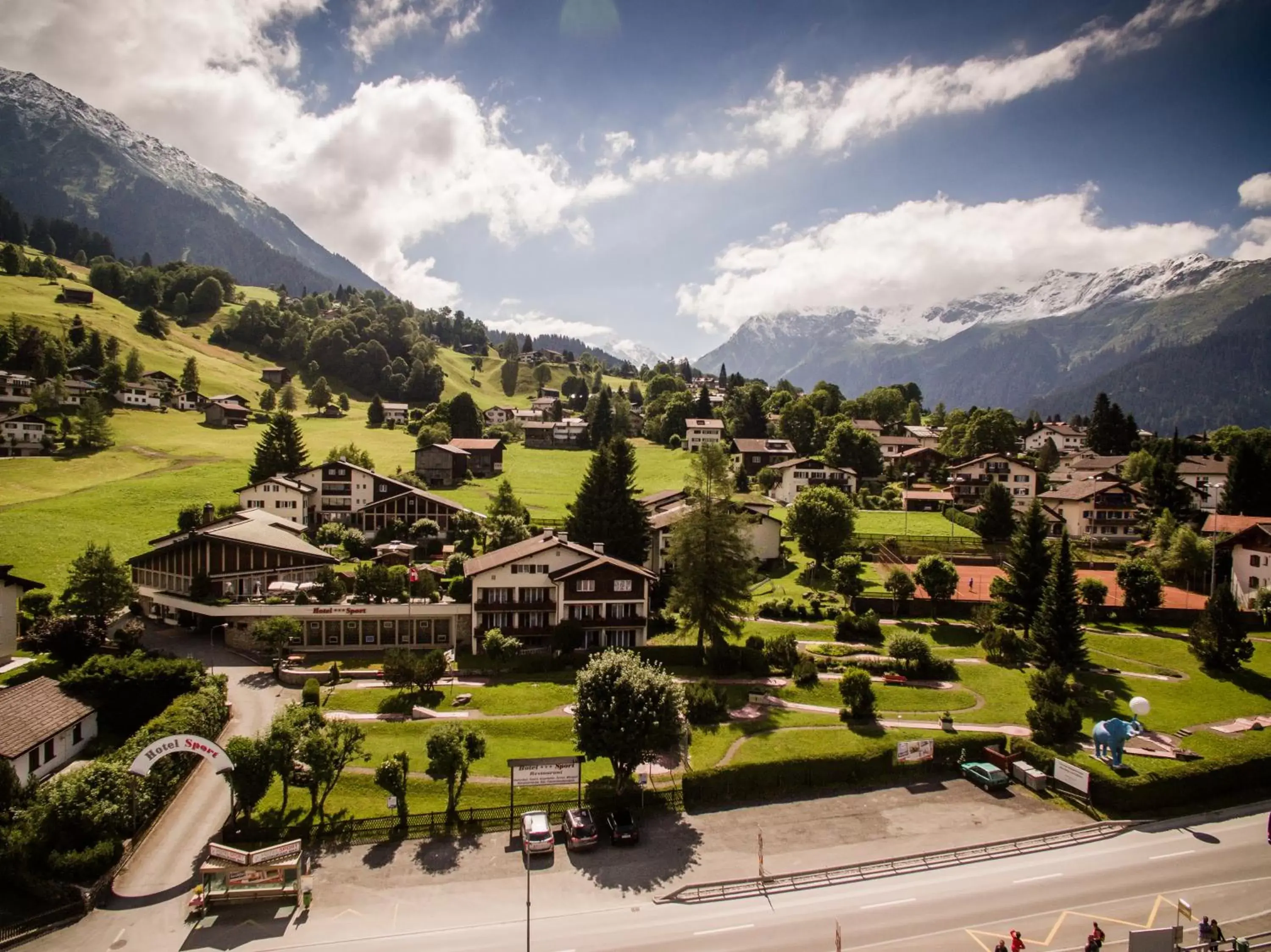 Bird's eye view, Bird's-eye View in Hotel Sport Klosters