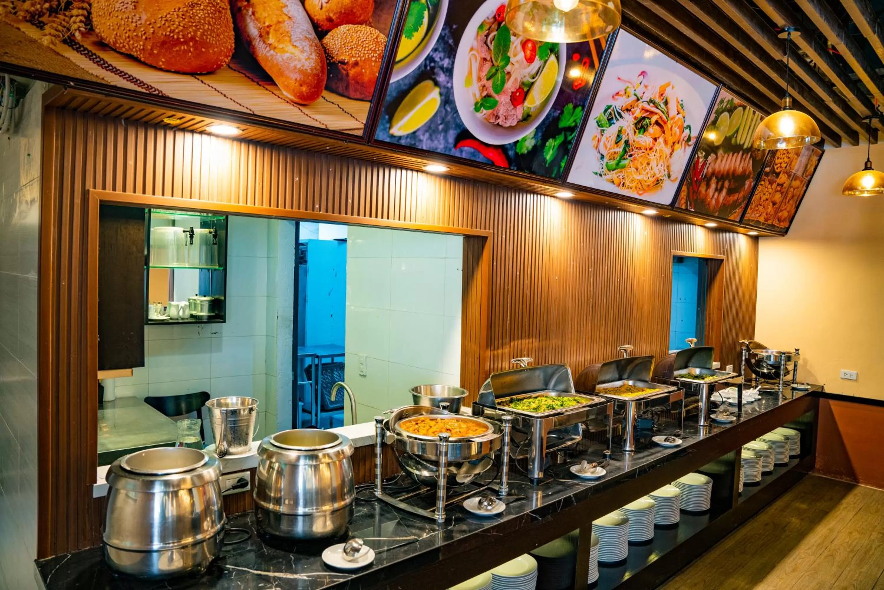 Buffet breakfast in Paralia Hotel Nha Trang