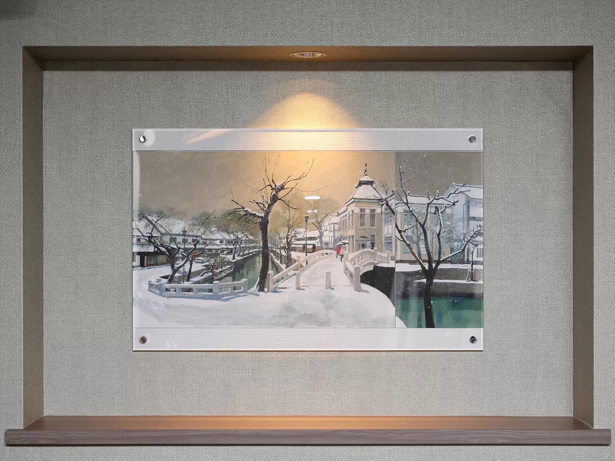 Decorative detail in Kurashiki Station Hotel