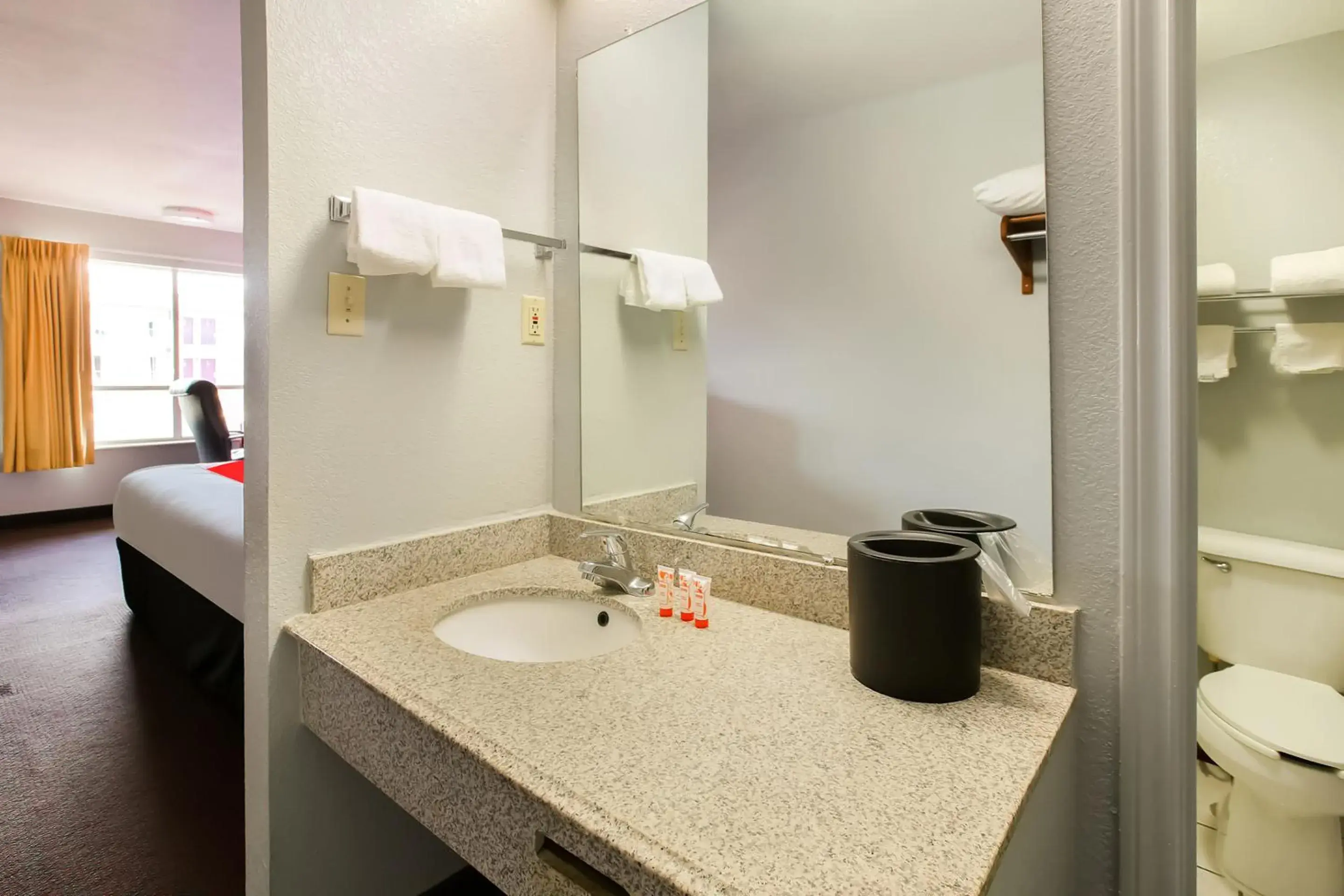 Bathroom in OYO Hotel Texarkana North Heights AR Hwy I-30