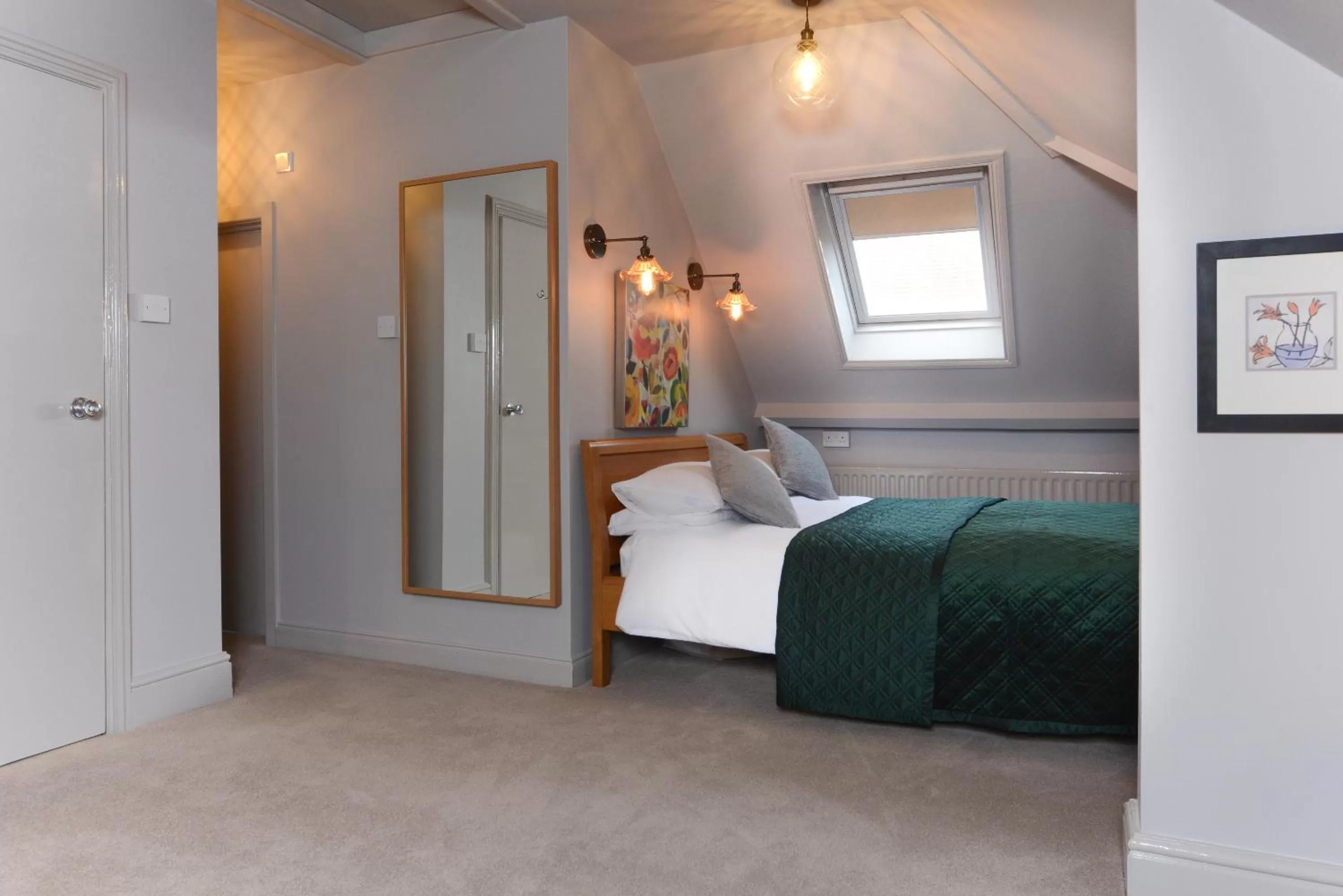 Photo of the whole room, Bed in Mory House