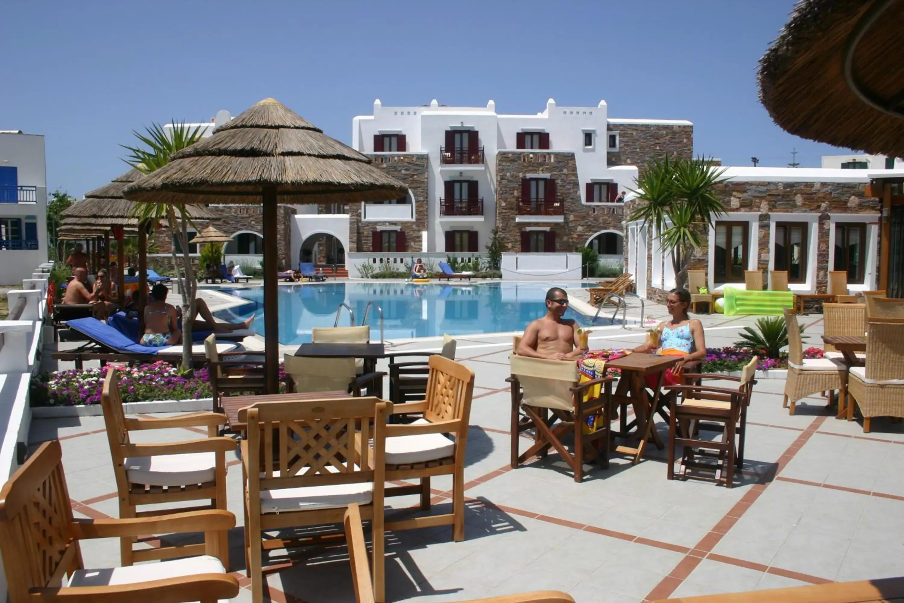 Facade/entrance, Swimming Pool in Naxos Resort Beach Hotel