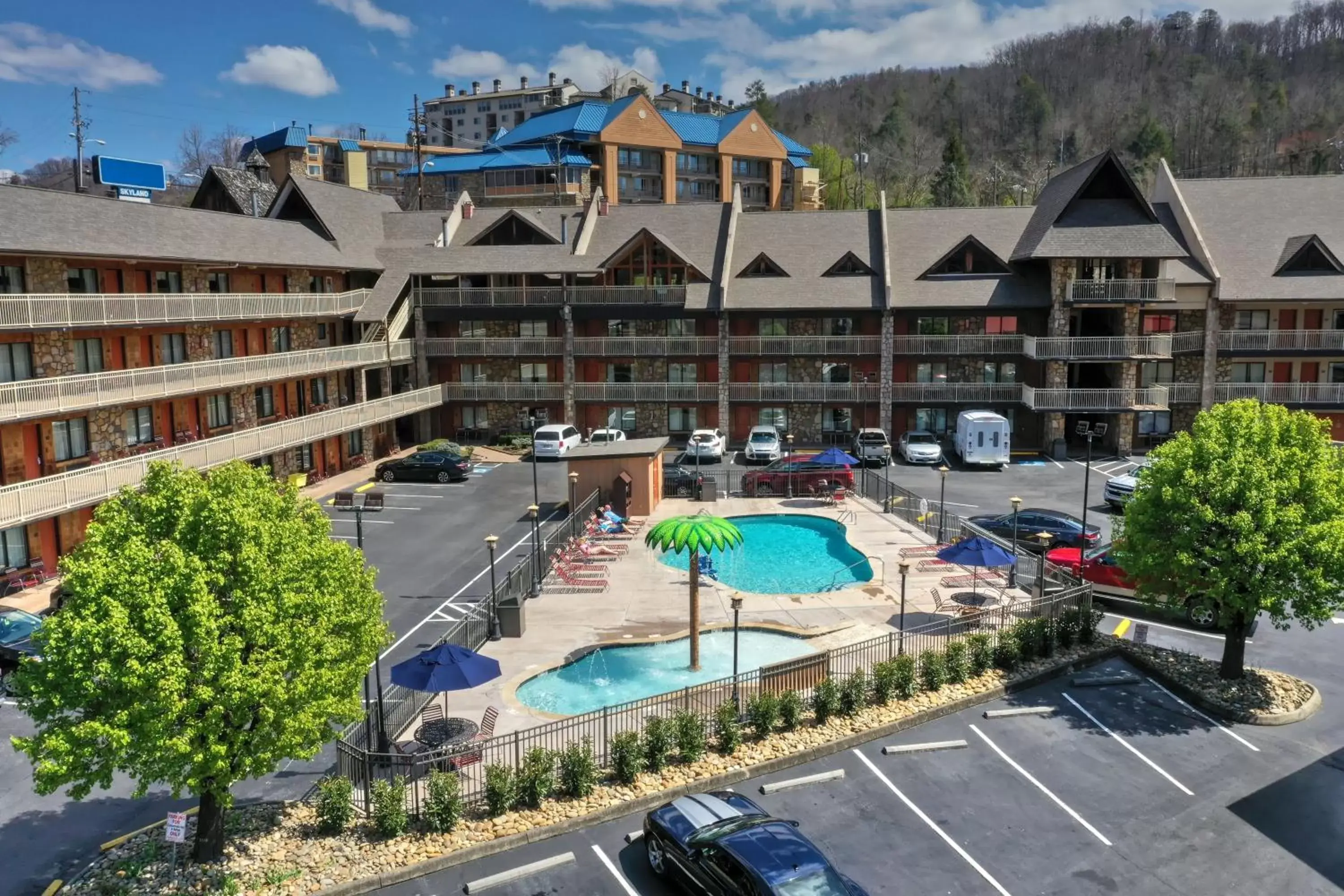 Pool View in Crossroads Inn & Suites