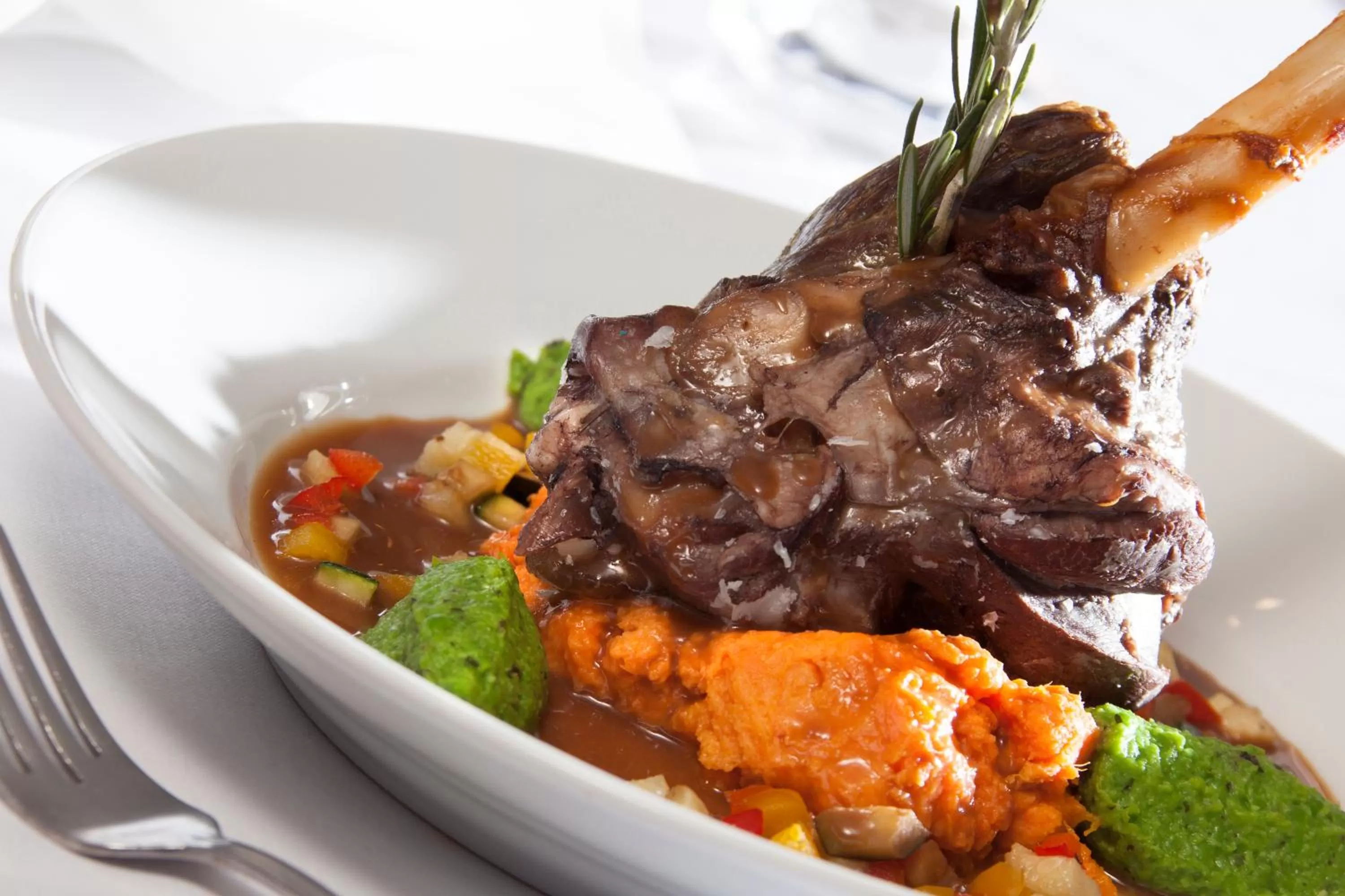 Food close-up in The Diplomat Hotel Restaurant & Spa