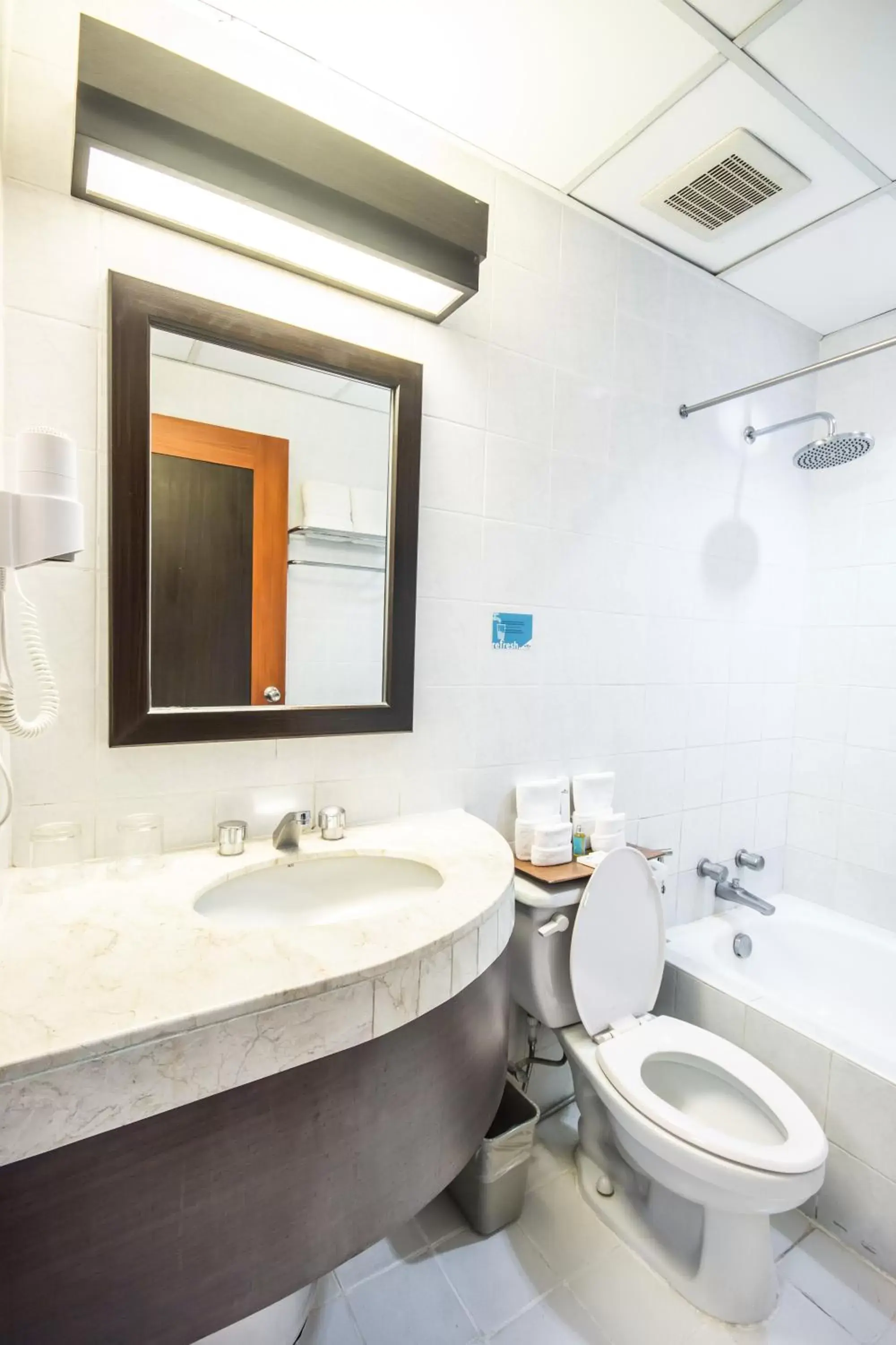 Bathroom in Microtel by Wyndham Batangas