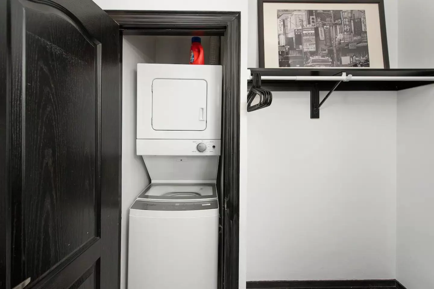 washing machine, Bathroom in Queen Street Lofts