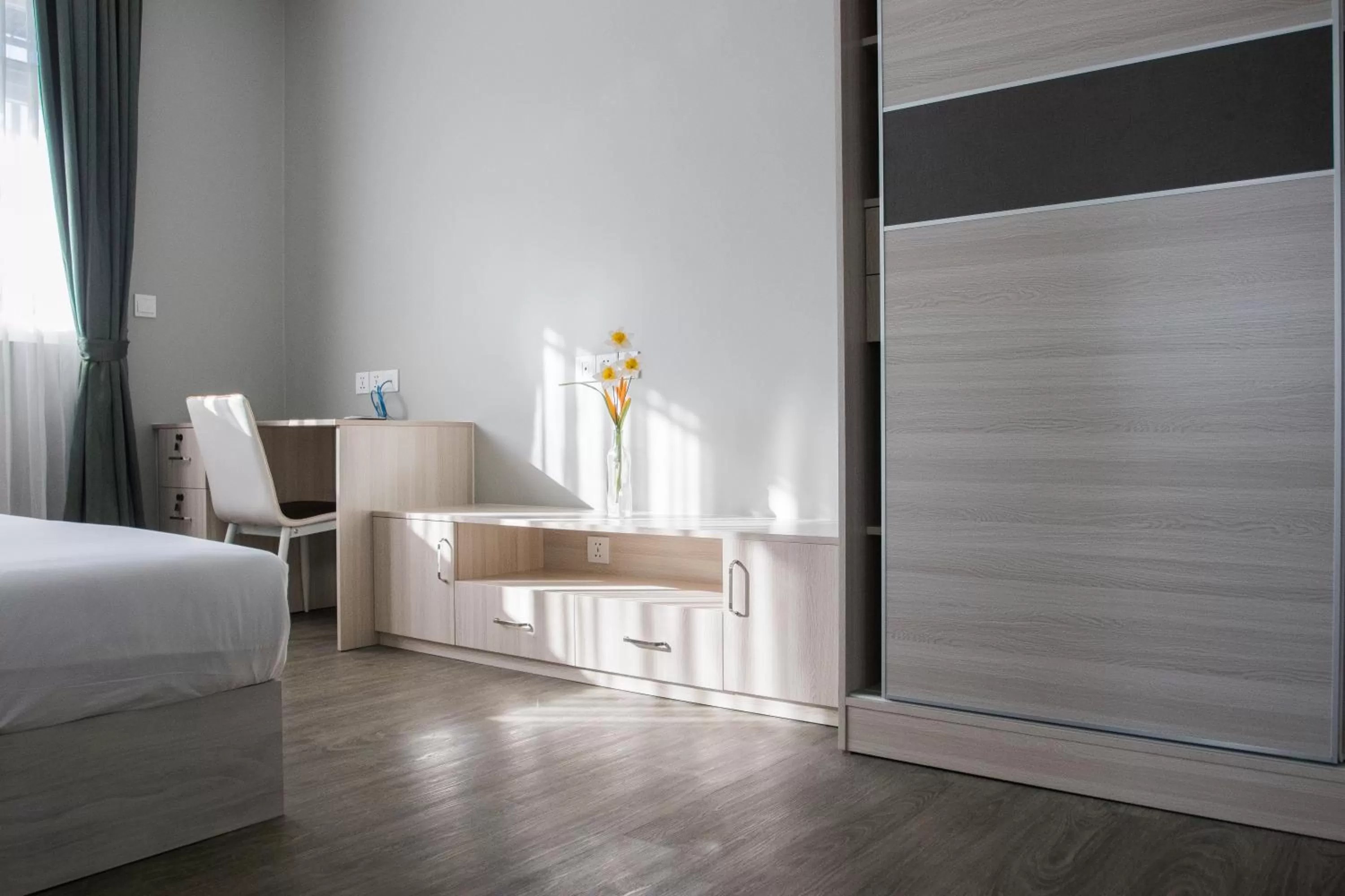 Seating area, Bed in Cambodian Country Club