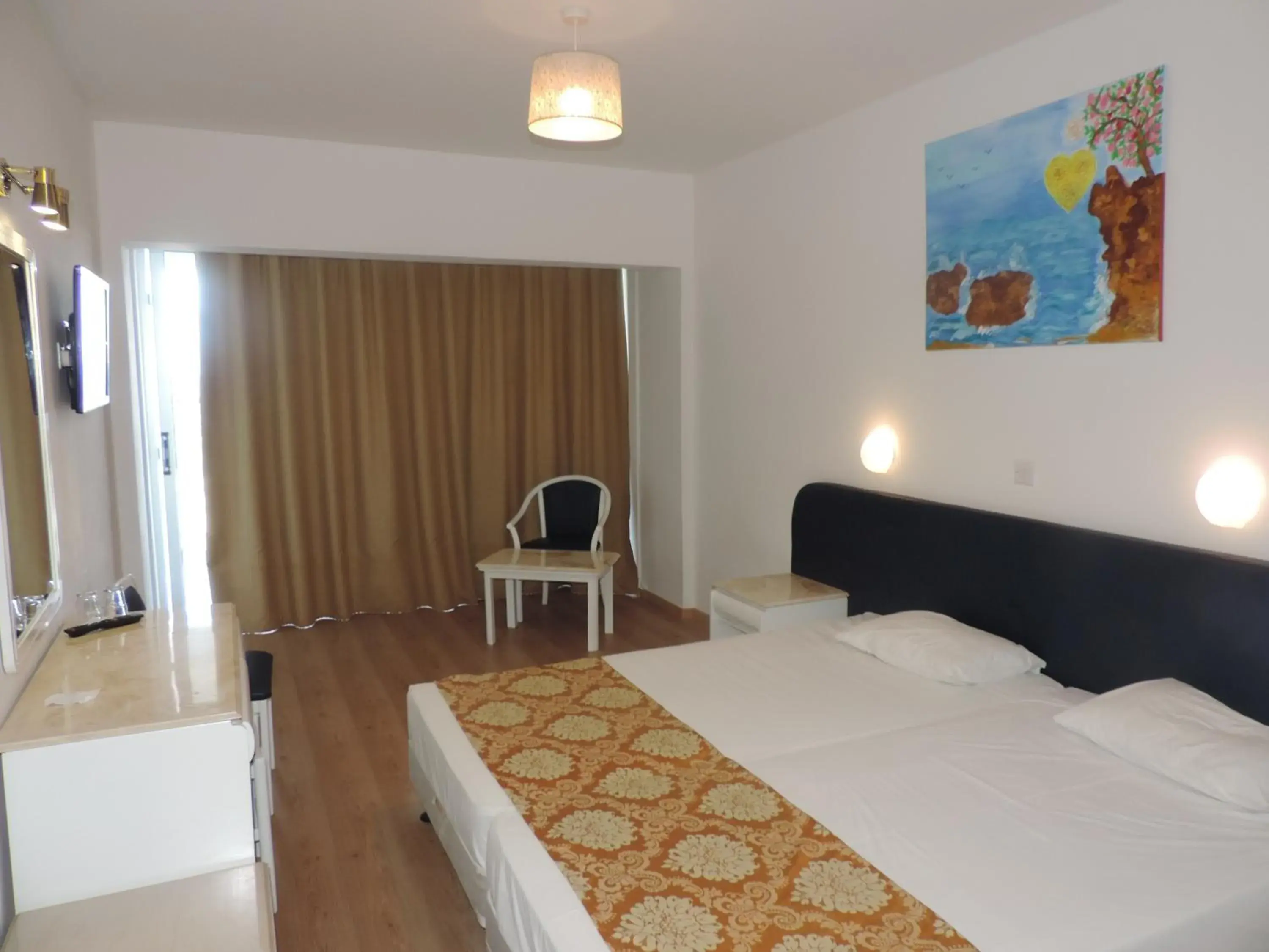 Bedroom, Bed in Corfu Hotel