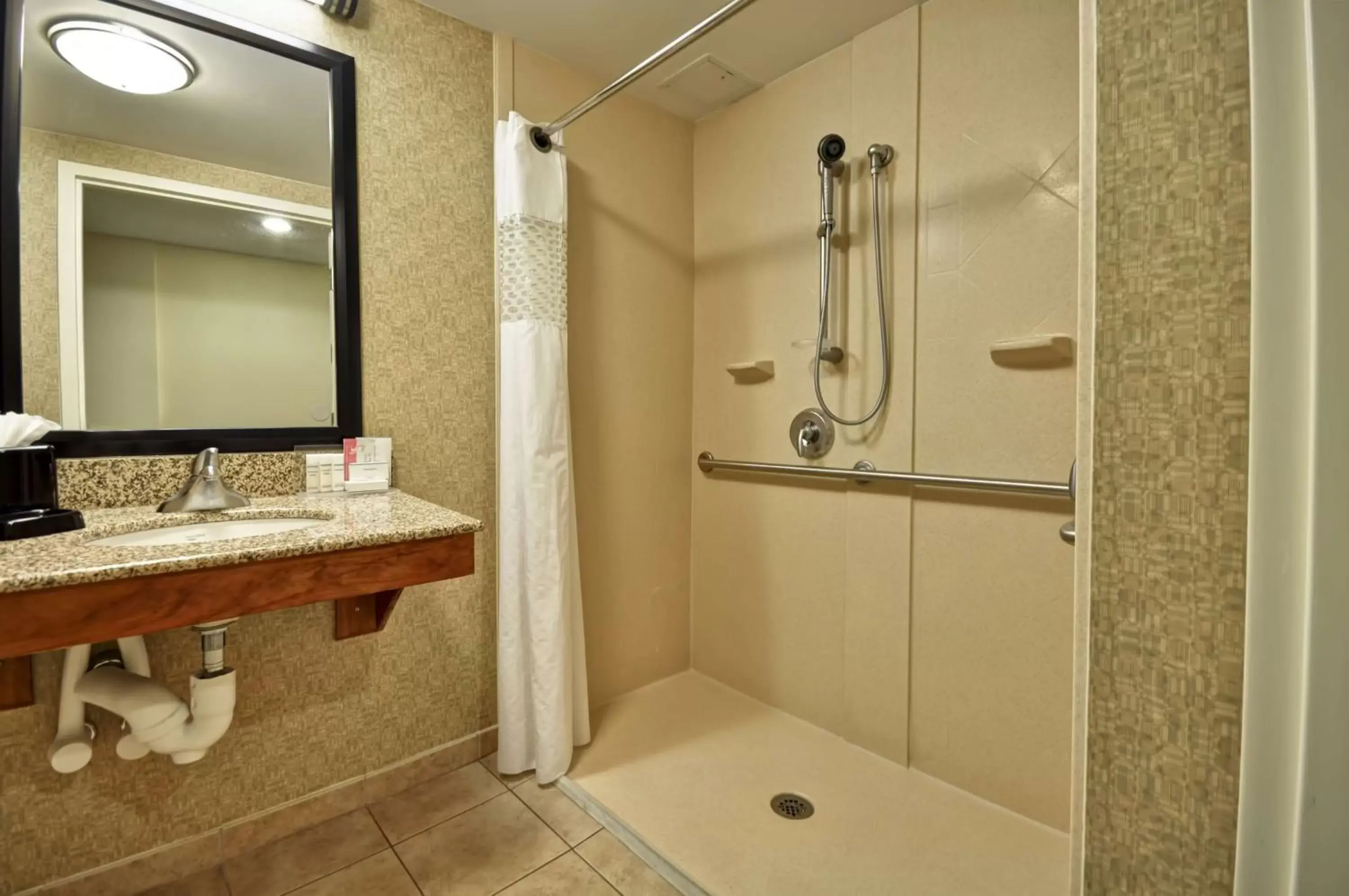 Bathroom in Hampton Inn Chicago-Gurnee