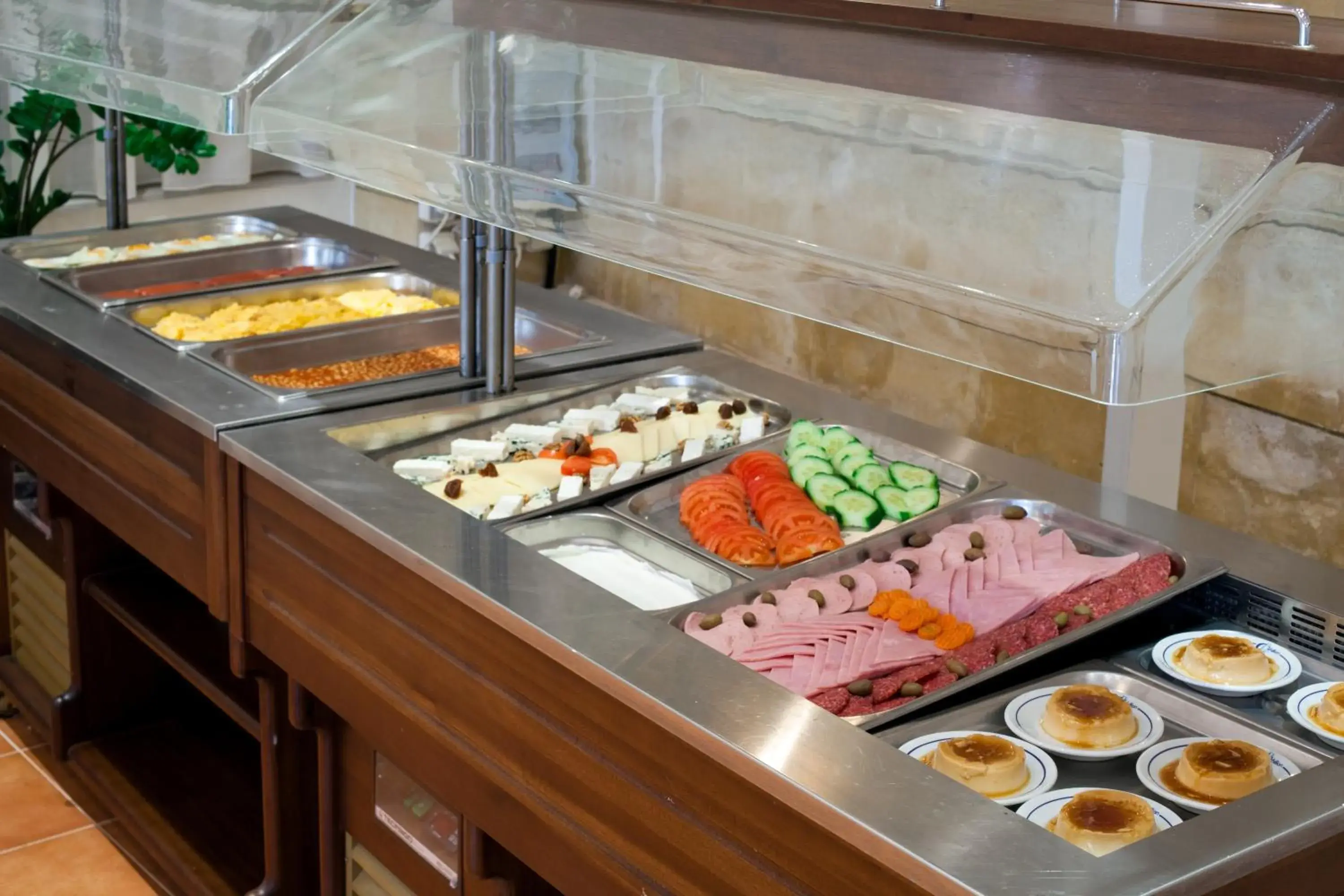 Buffet breakfast in Achillion Palace Buffet breakfast in Achillion Palace